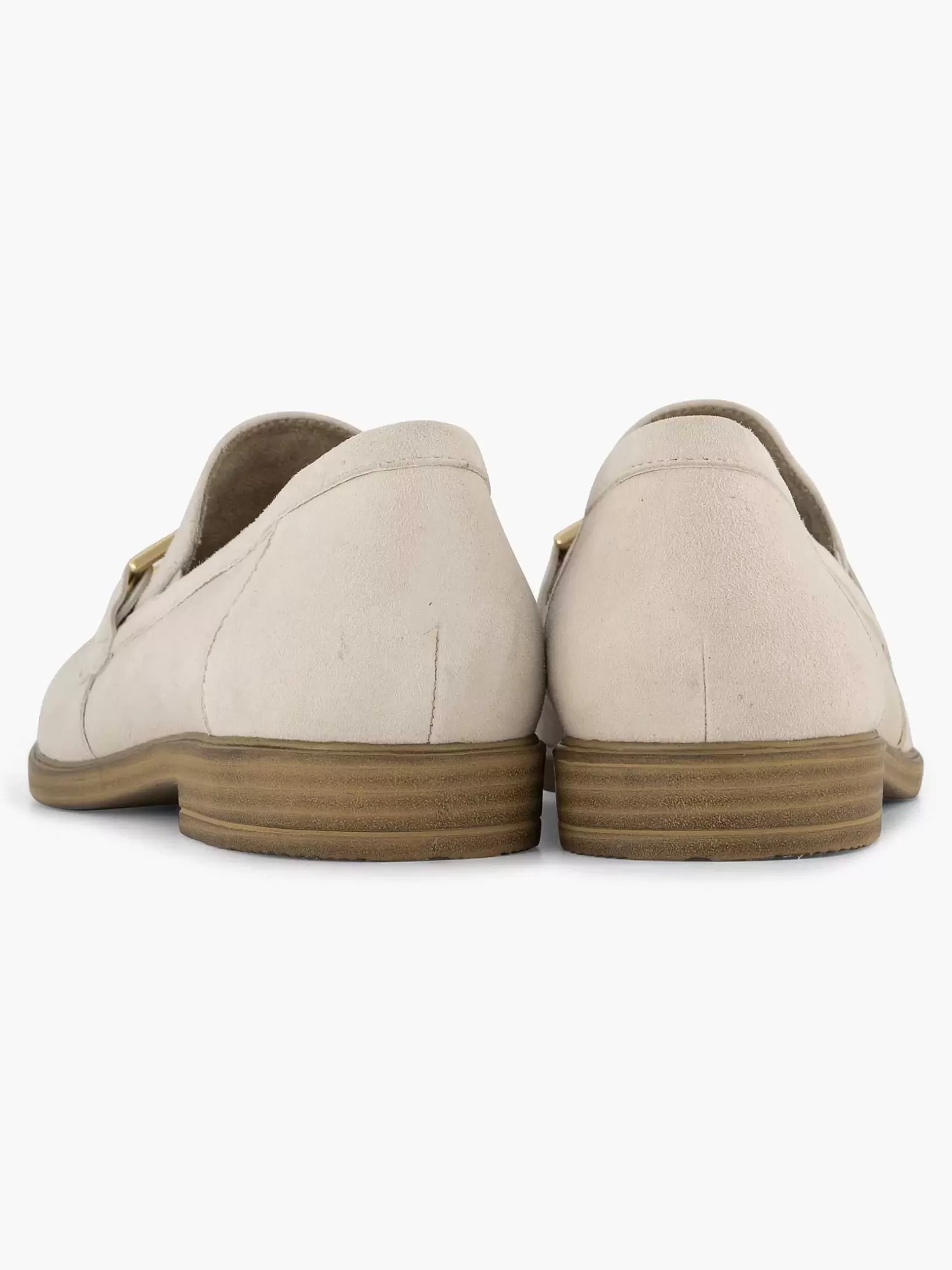 Komfortschuhe | Medicus Beige Leder-Slipper