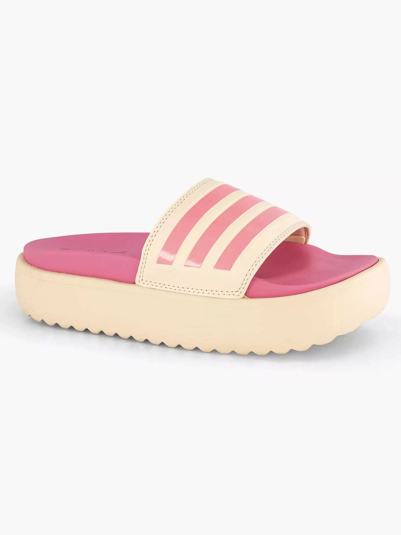 Flip-Flops | adidas Beigefarbene Adilette-Plattform