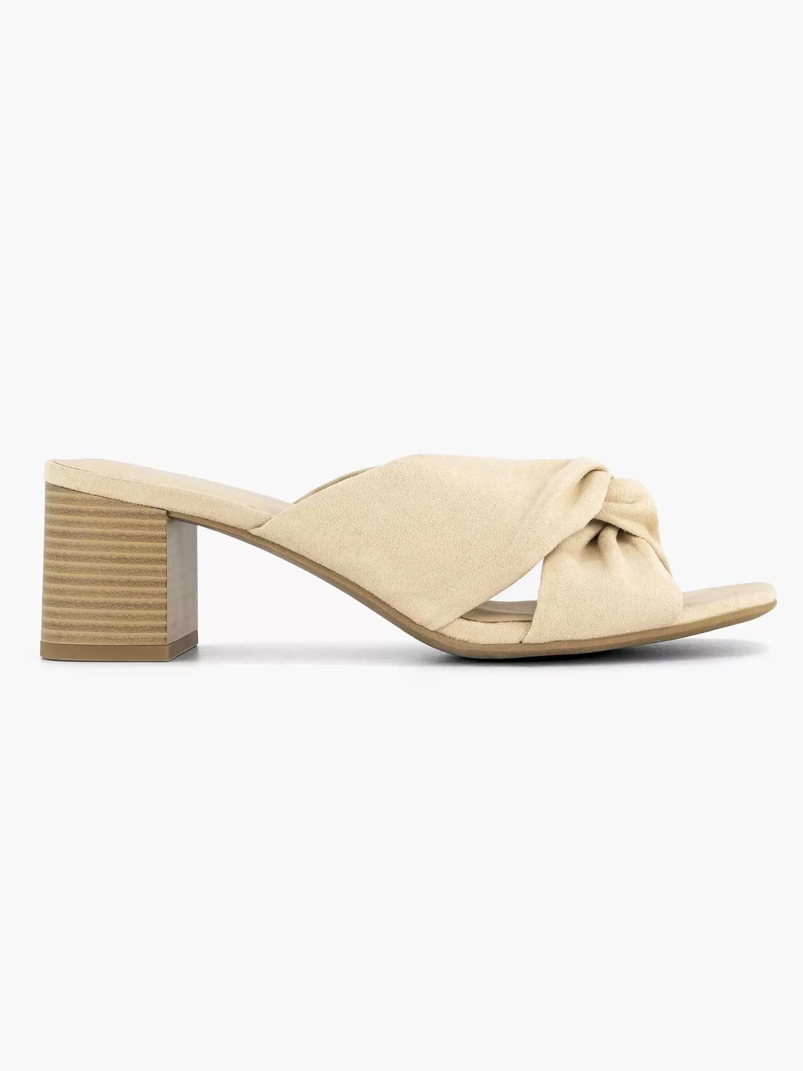 Sandalen | Graceland Beiger Slipper-Knopf