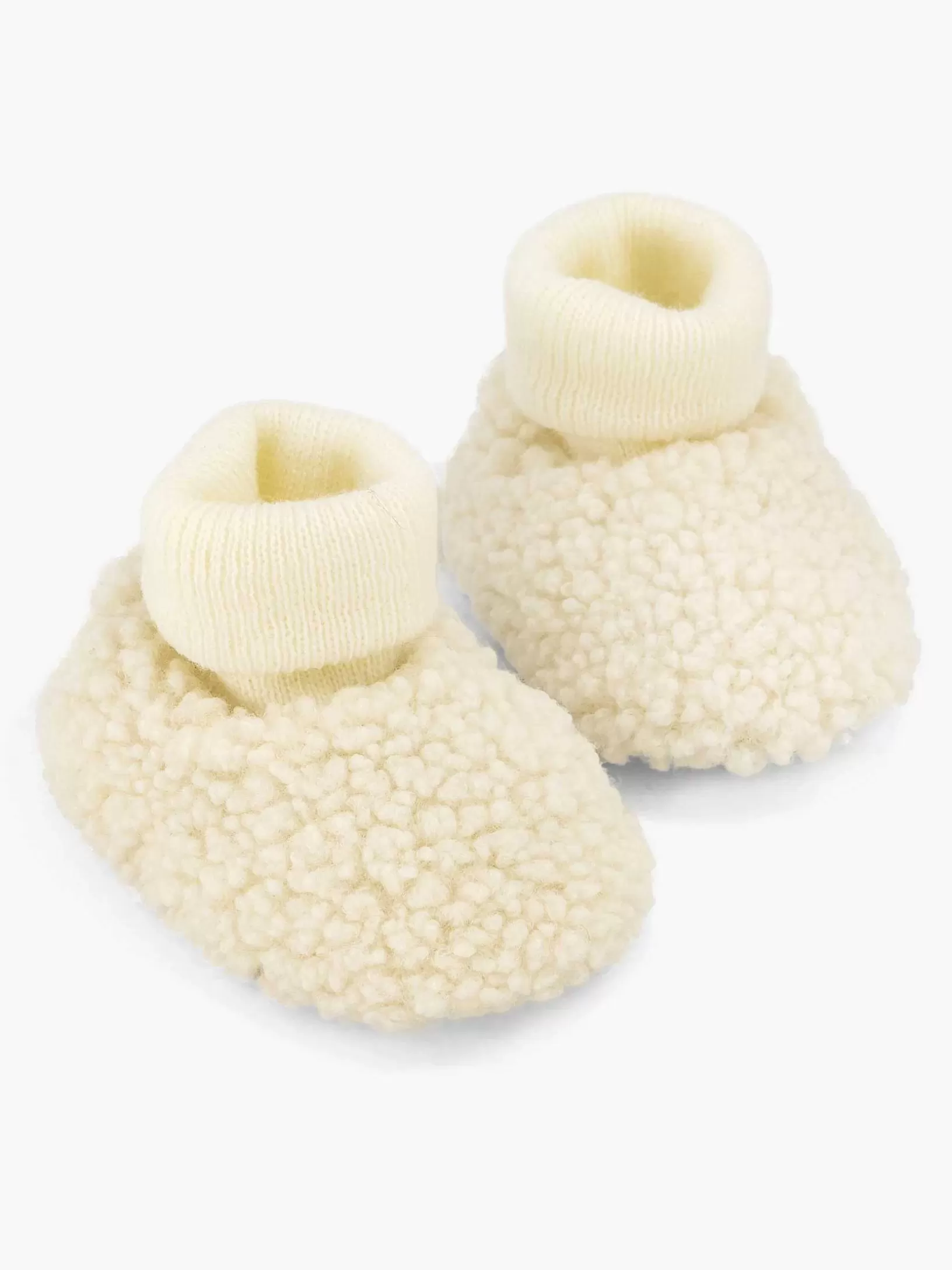 Jungenschuhe | vanHaren Beiger Slipper-Teddy