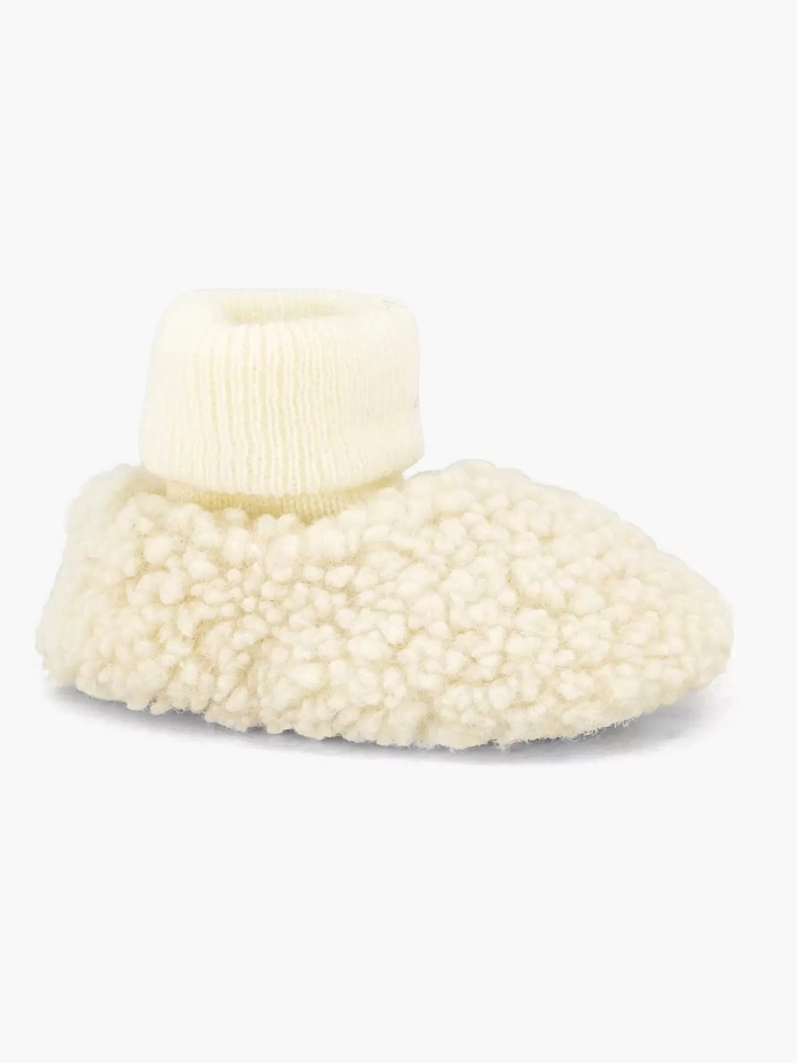 Jungenschuhe | vanHaren Beiger Slipper-Teddy