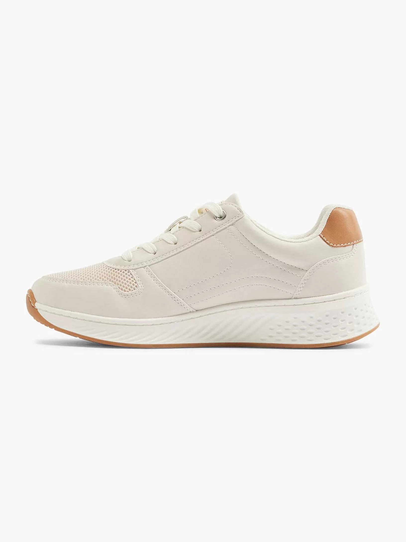 Komfortschuhe | Easy Street Beiger Sneaker