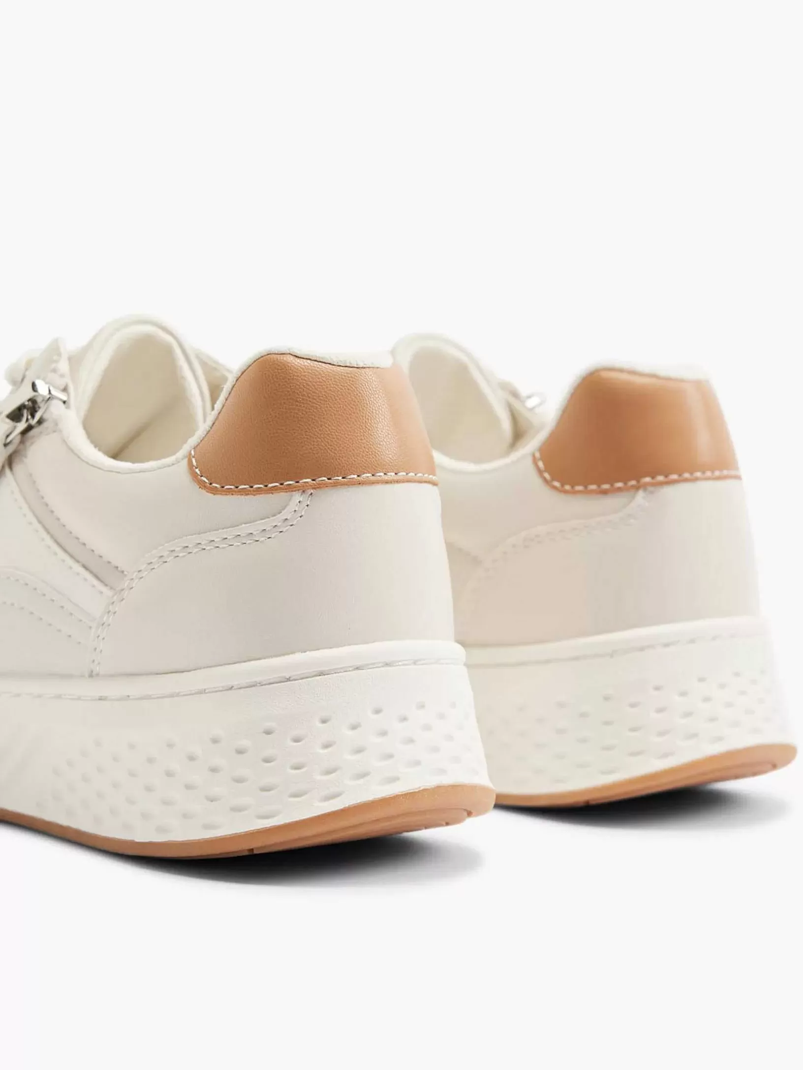 Komfortschuhe | Easy Street Beiger Sneaker