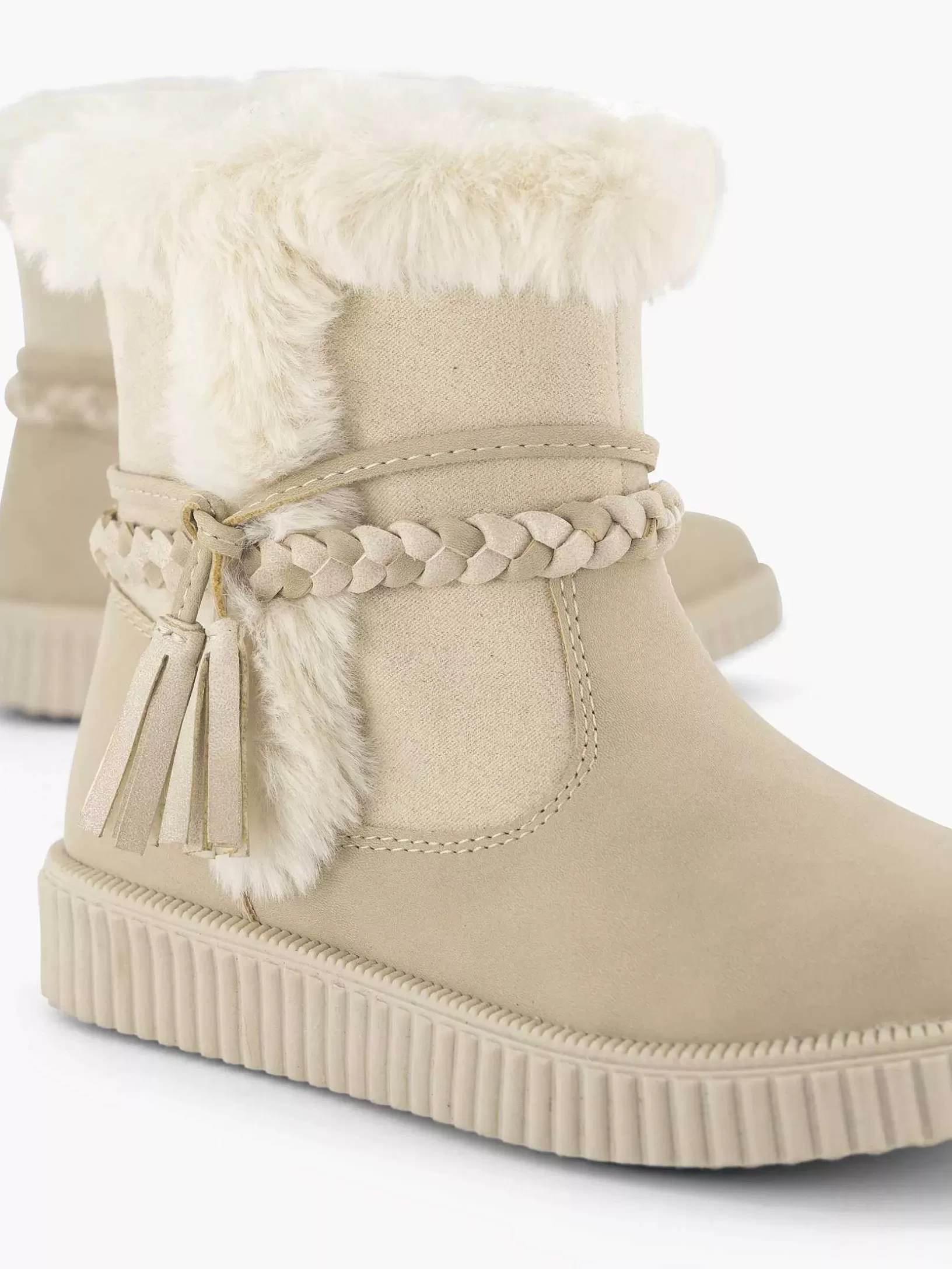 Jungenschuhe | Graceland Beiger Stiefel-Teddy