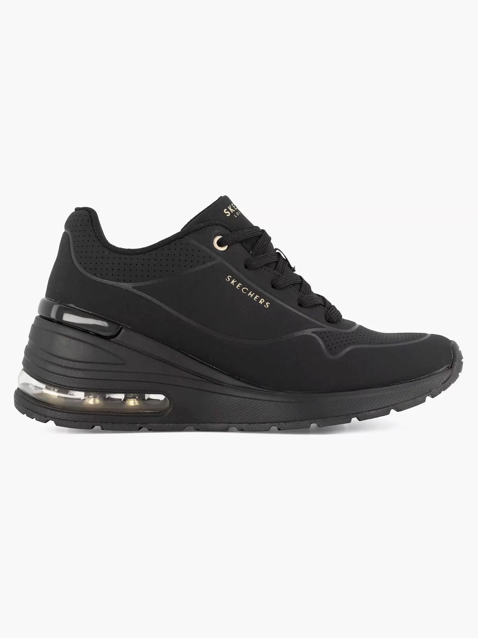 Turnschuhe | Skechers Black Million Air Erhohte Luft