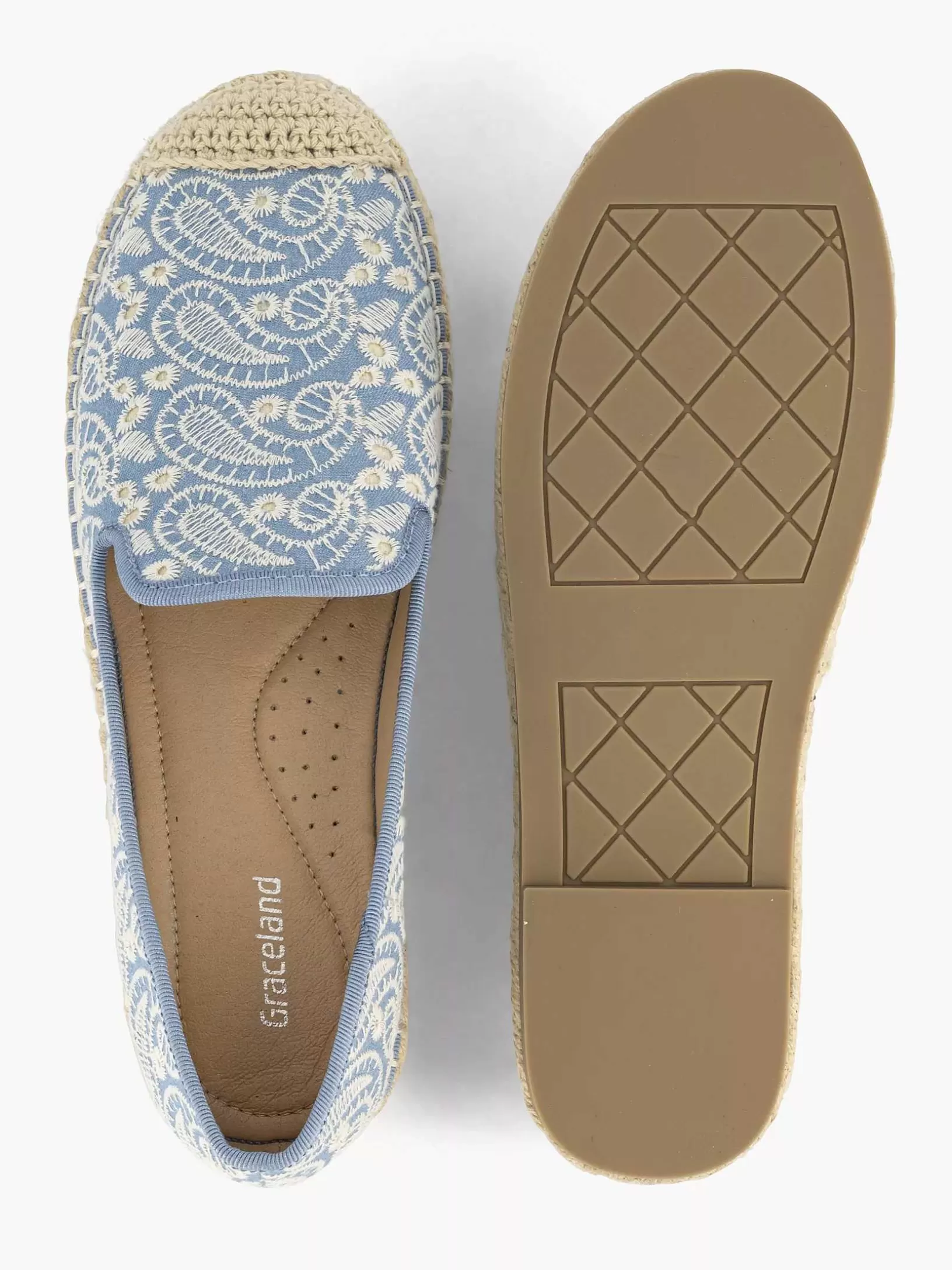 Slipper | Graceland Blaue Espadrille