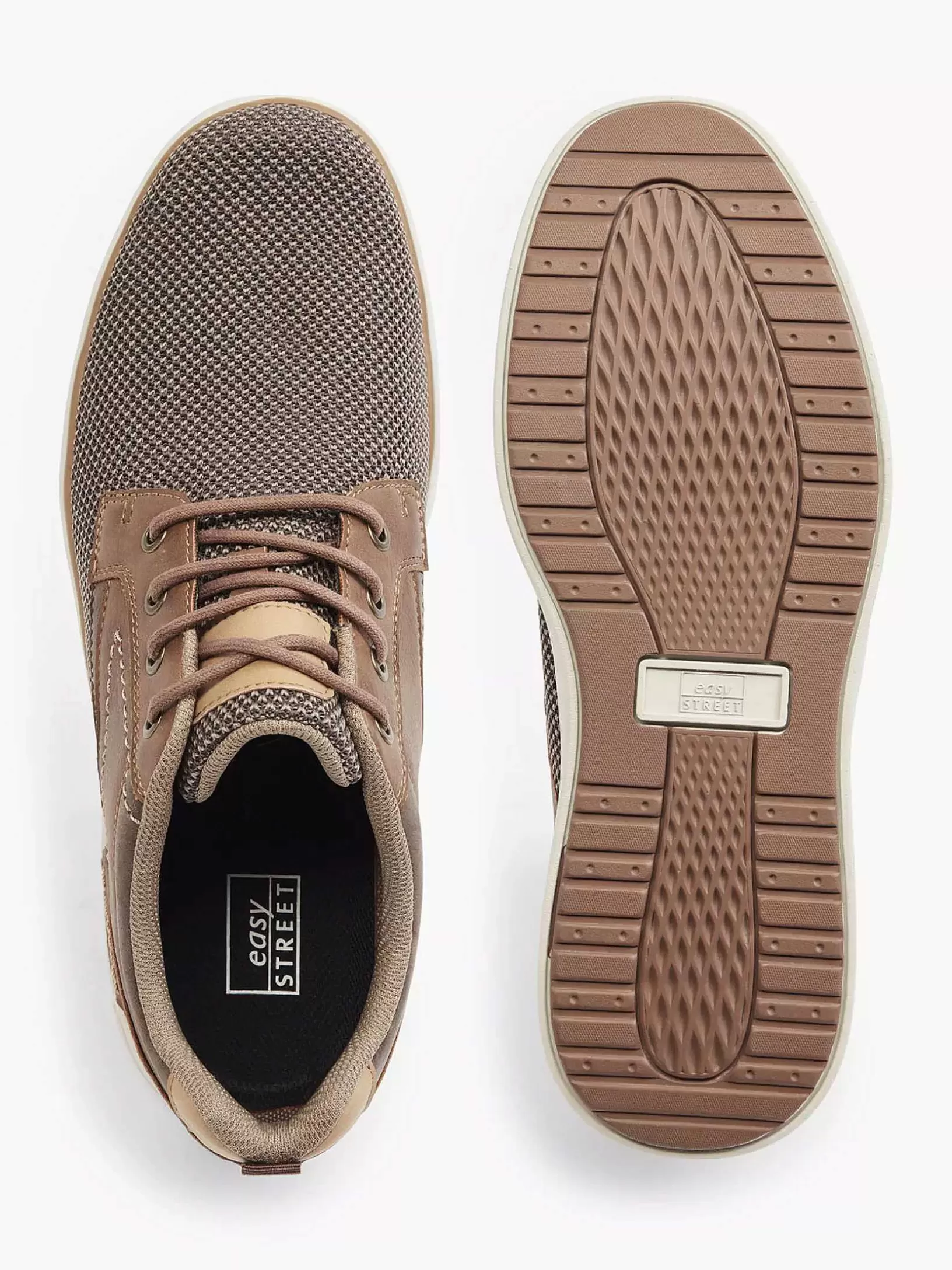 Turnschuhe | Easy Street Brauner Komfort-Sneaker