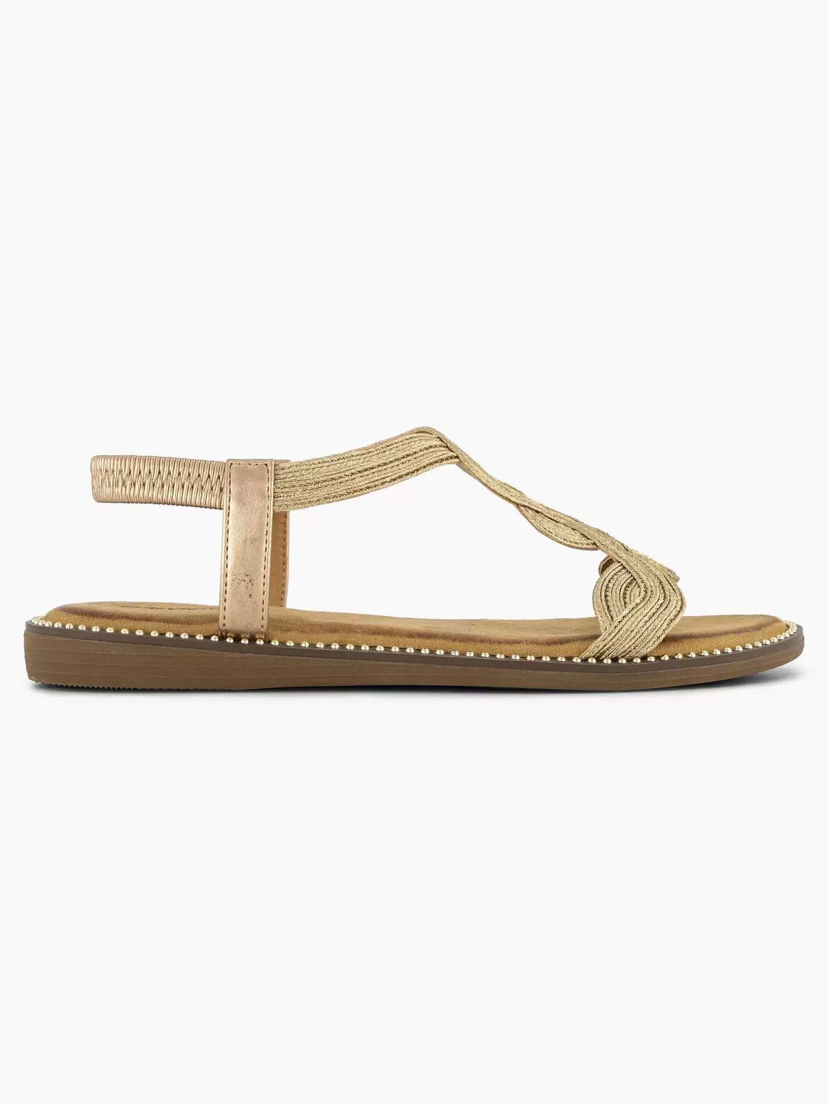 Sandalen | Graceland Champagner-Sandale