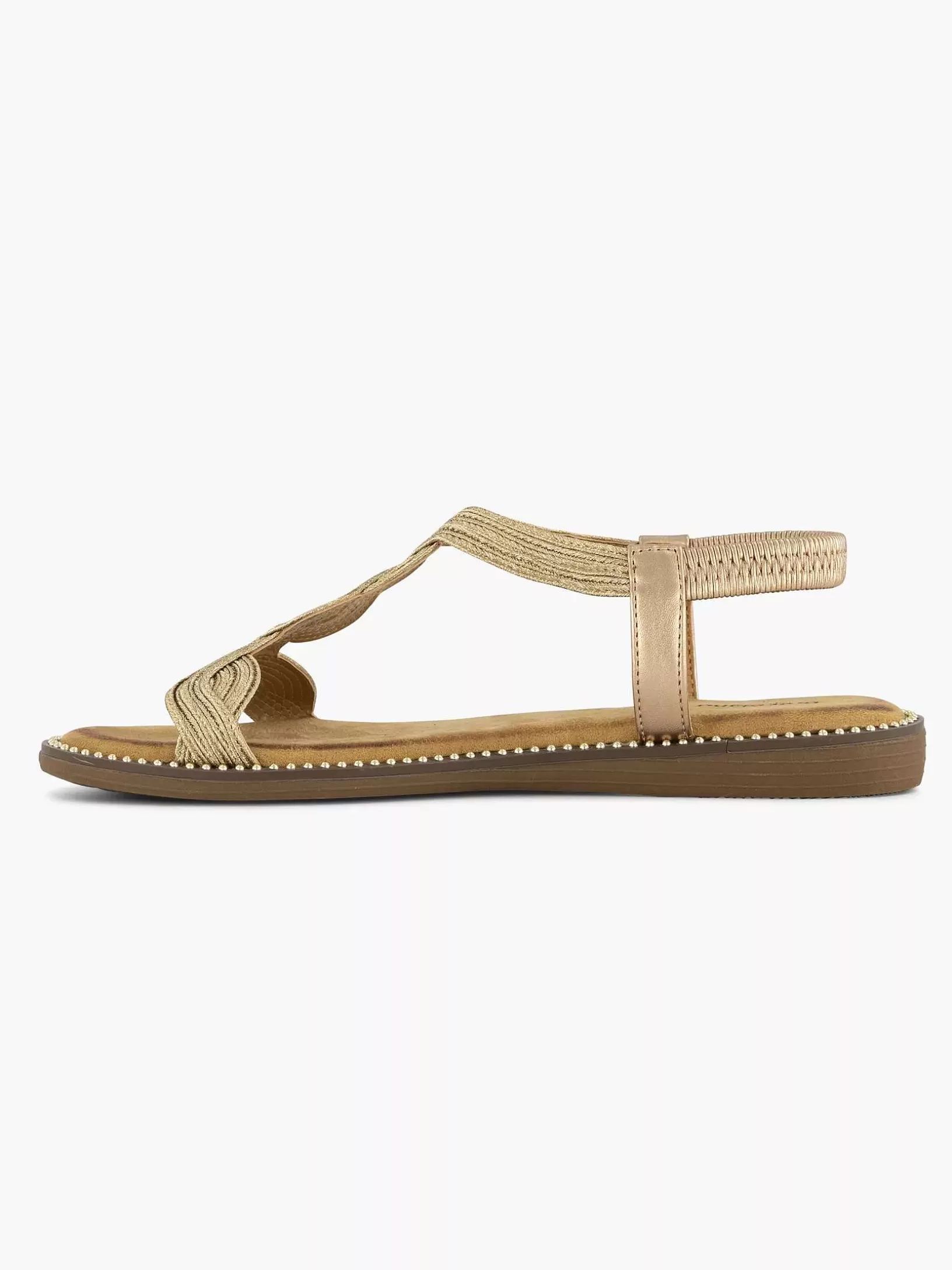 Sandalen | Graceland Champagner-Sandale