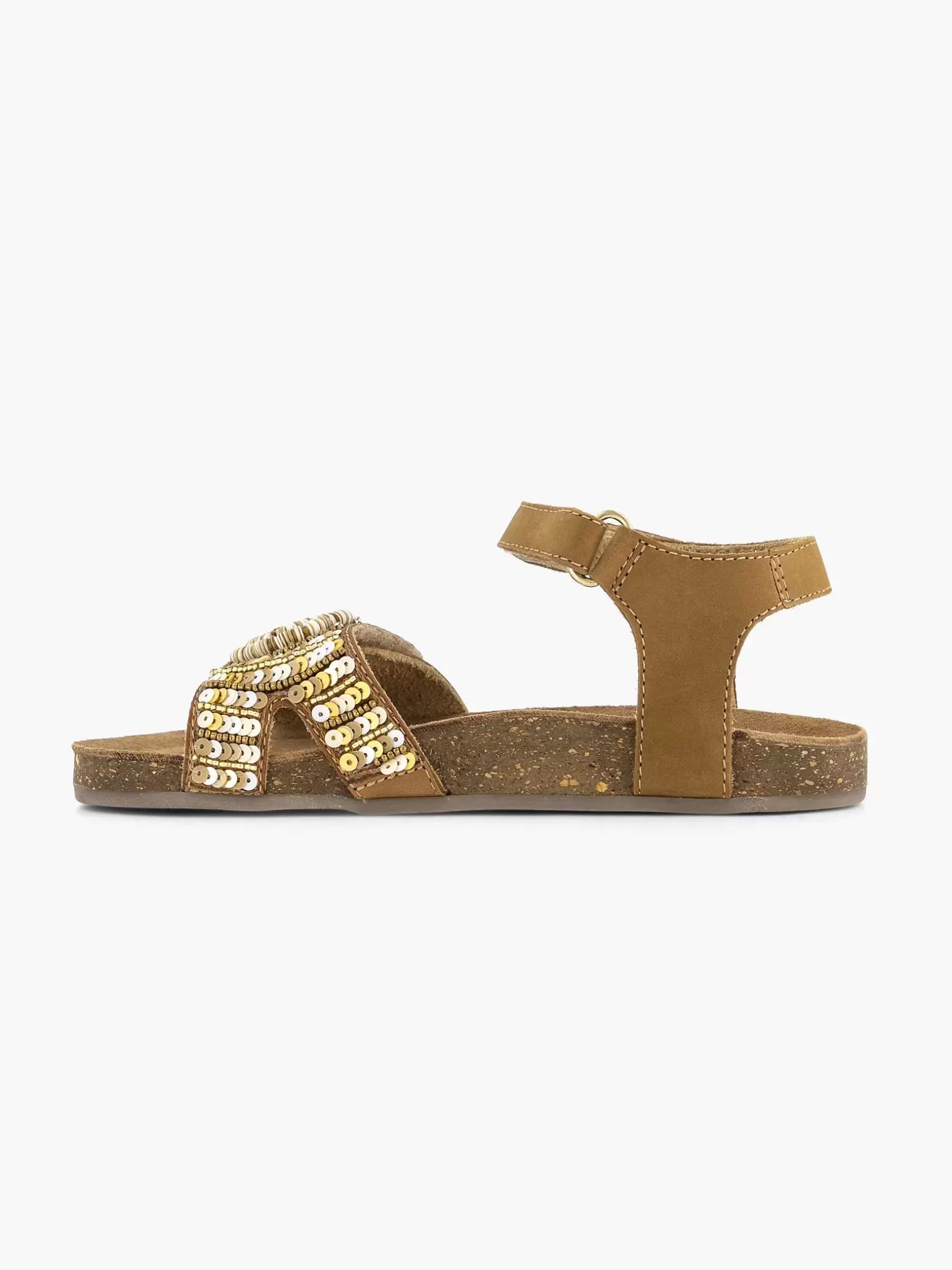 Jungenschuhe | Limelight girl Cognacfarbene Leder-Sandalen