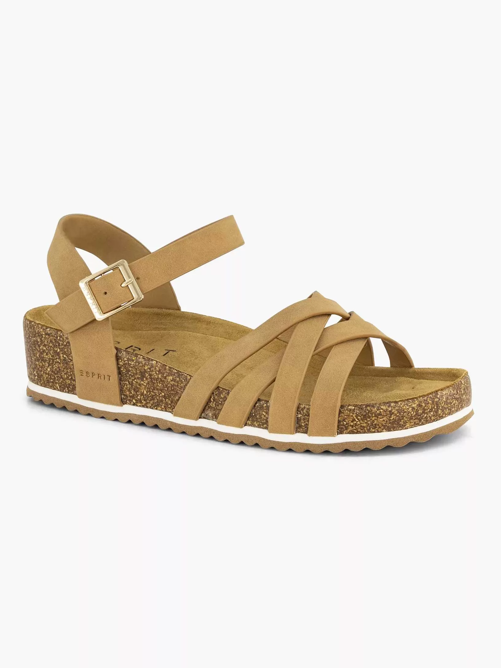 Sandalen | Esprit Cognacfarbene Sandale