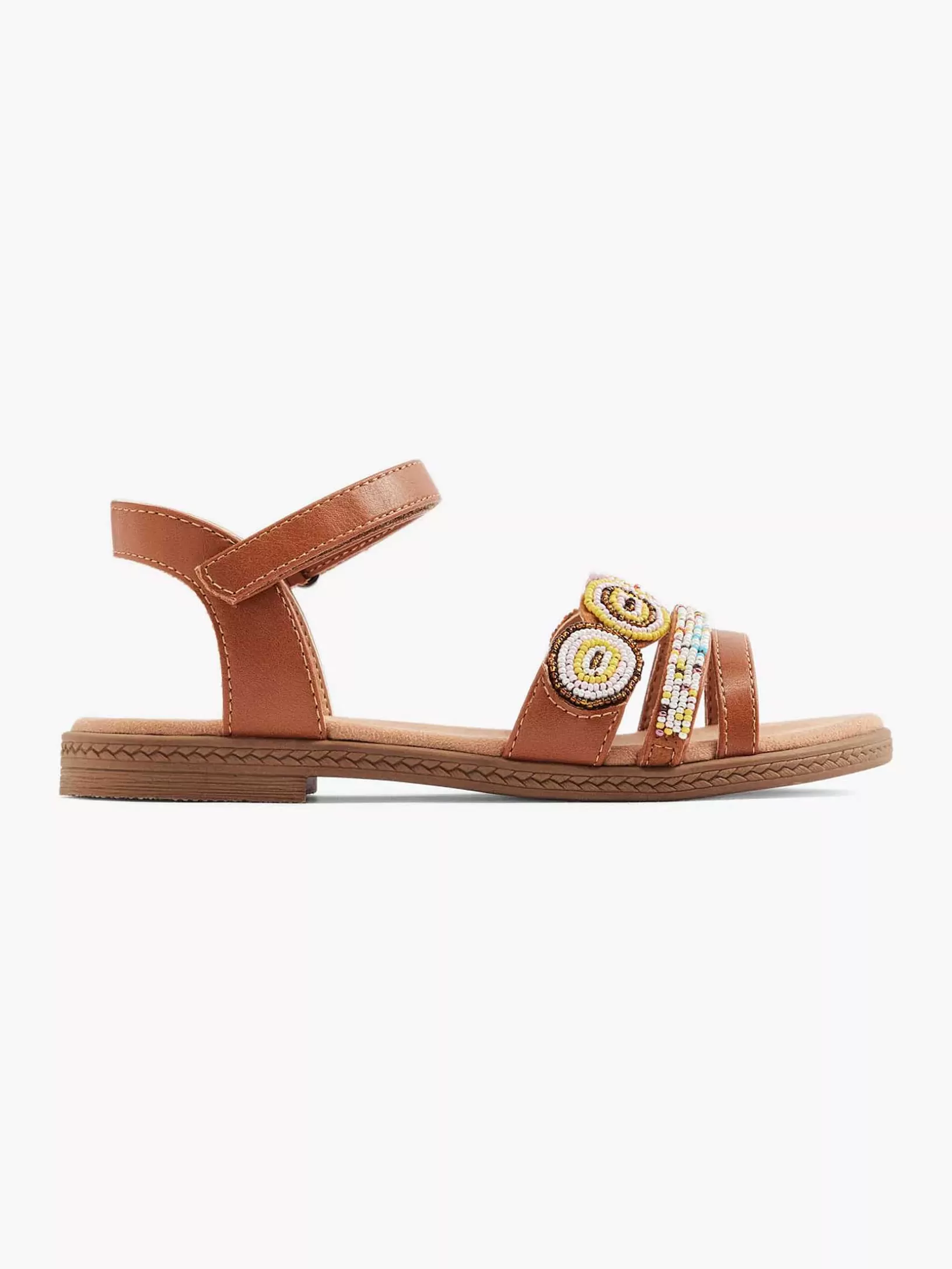 Baby Schuhe | Graceland Cognacfarbene Sandalenperlen