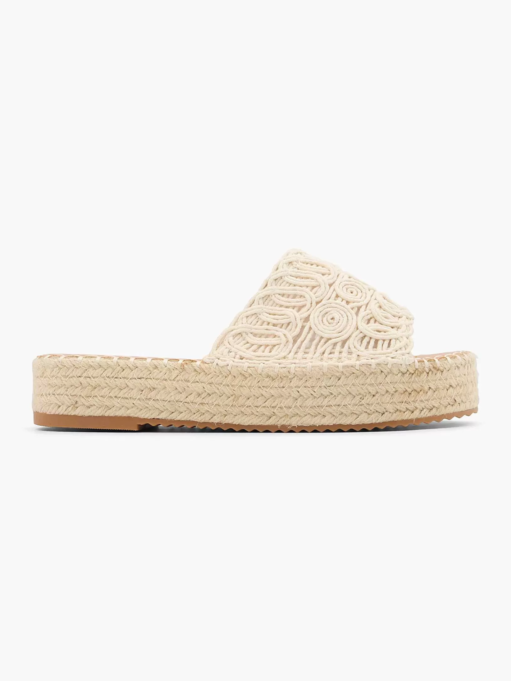 Flip-Flops | Graceland Cremefarbener Plateau-Slipper