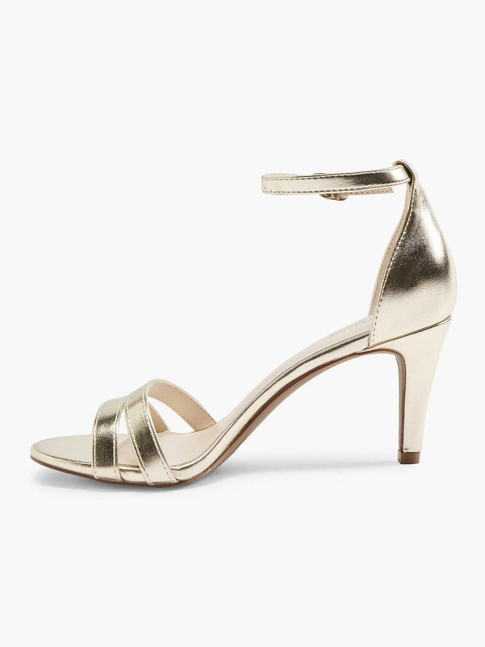 High Heels | Graceland Goldene Metallic-Sandale