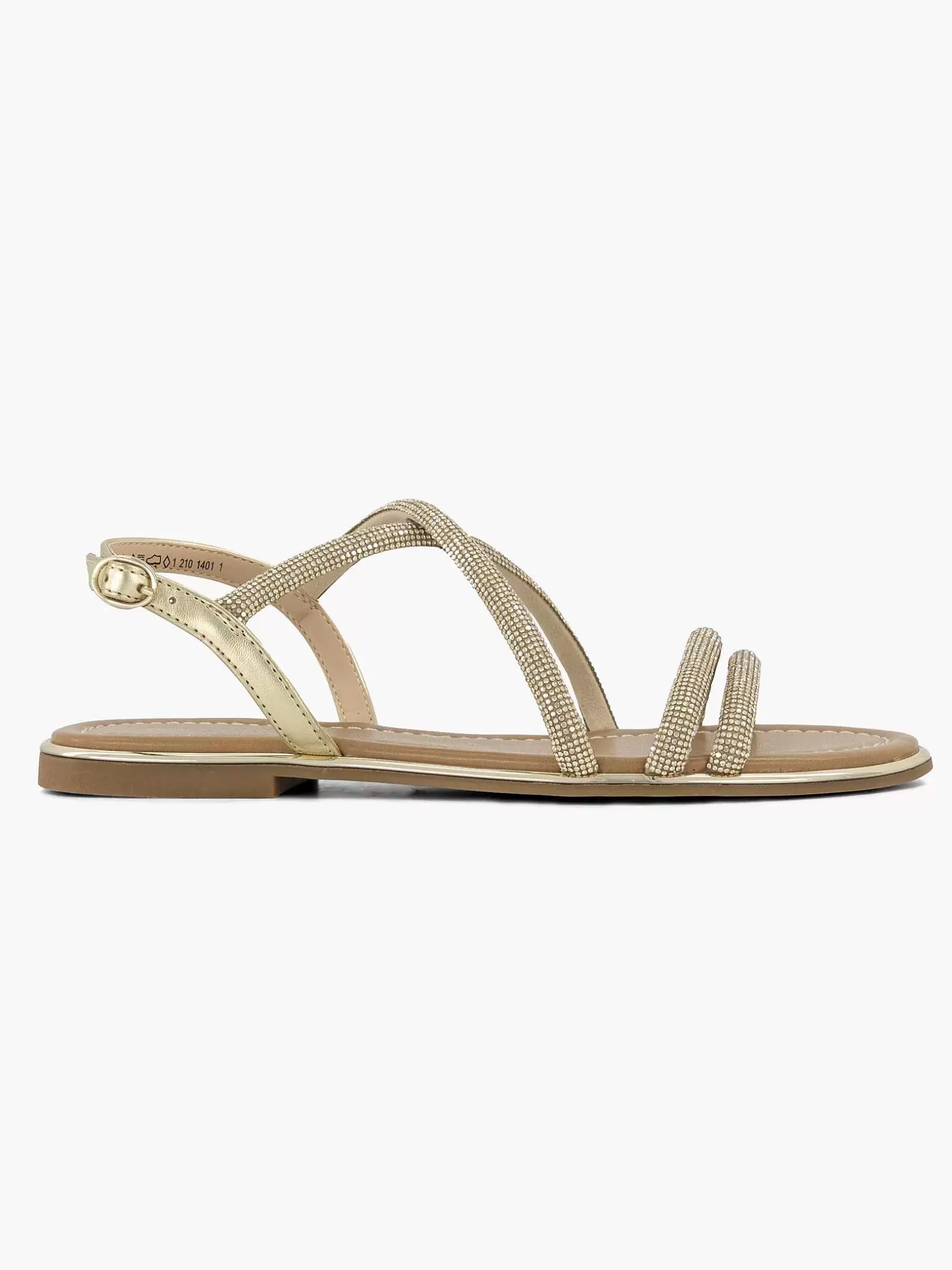 Sandalen | Graceland Goldene Sandale