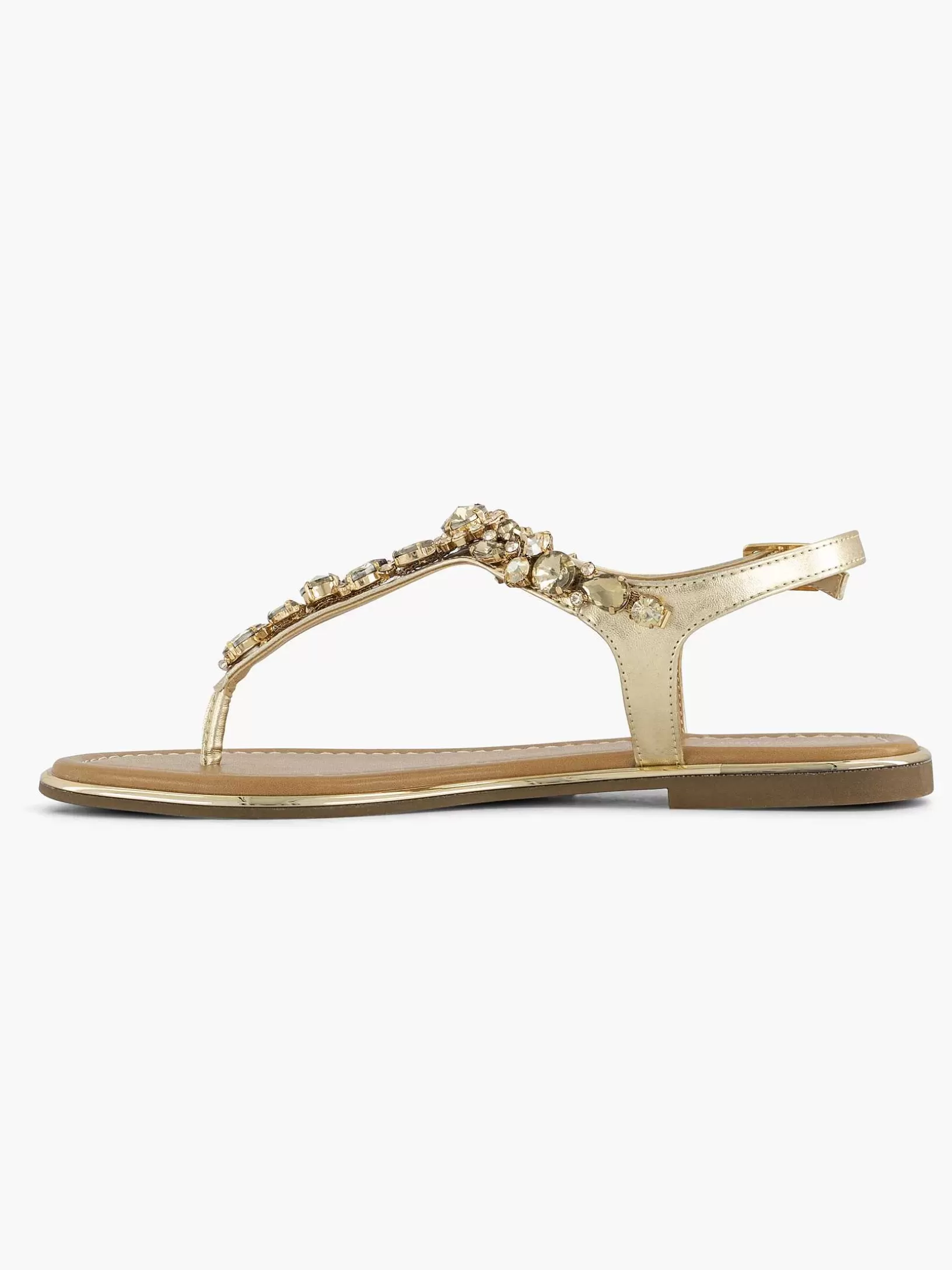 Sandalen | Graceland Goldene Sandale