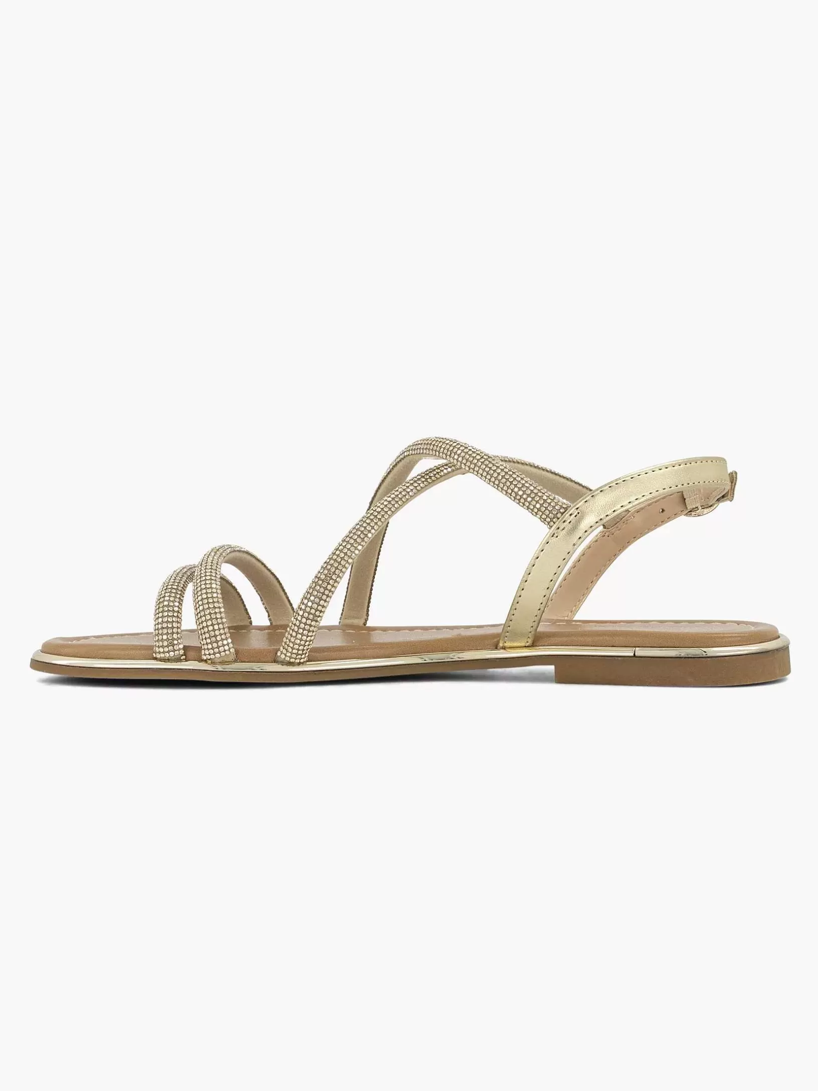 Sandalen | Graceland Goldene Sandale