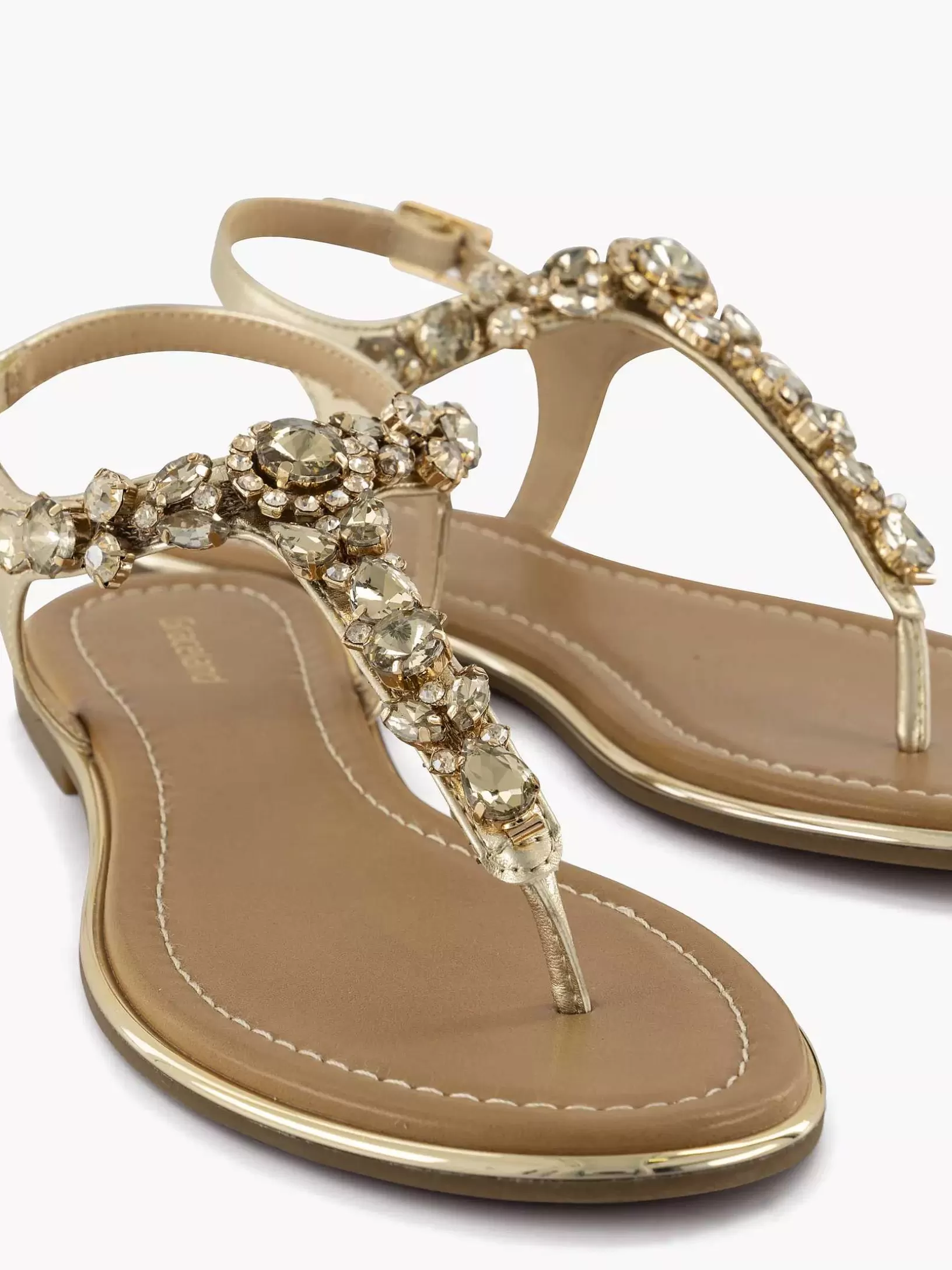 Sandalen | Graceland Goldene Sandale