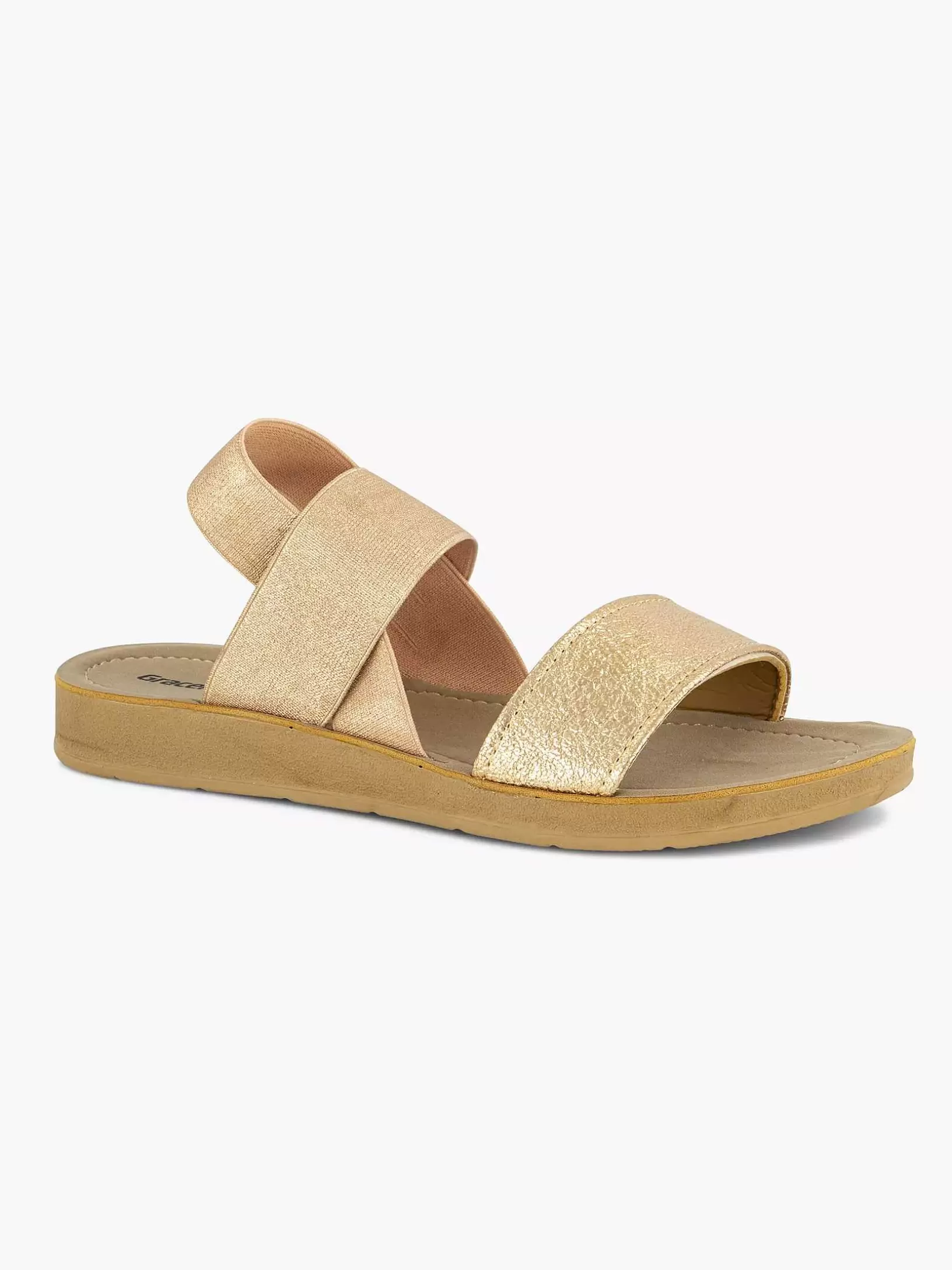 Sandalen | Graceland Goldene Sandale