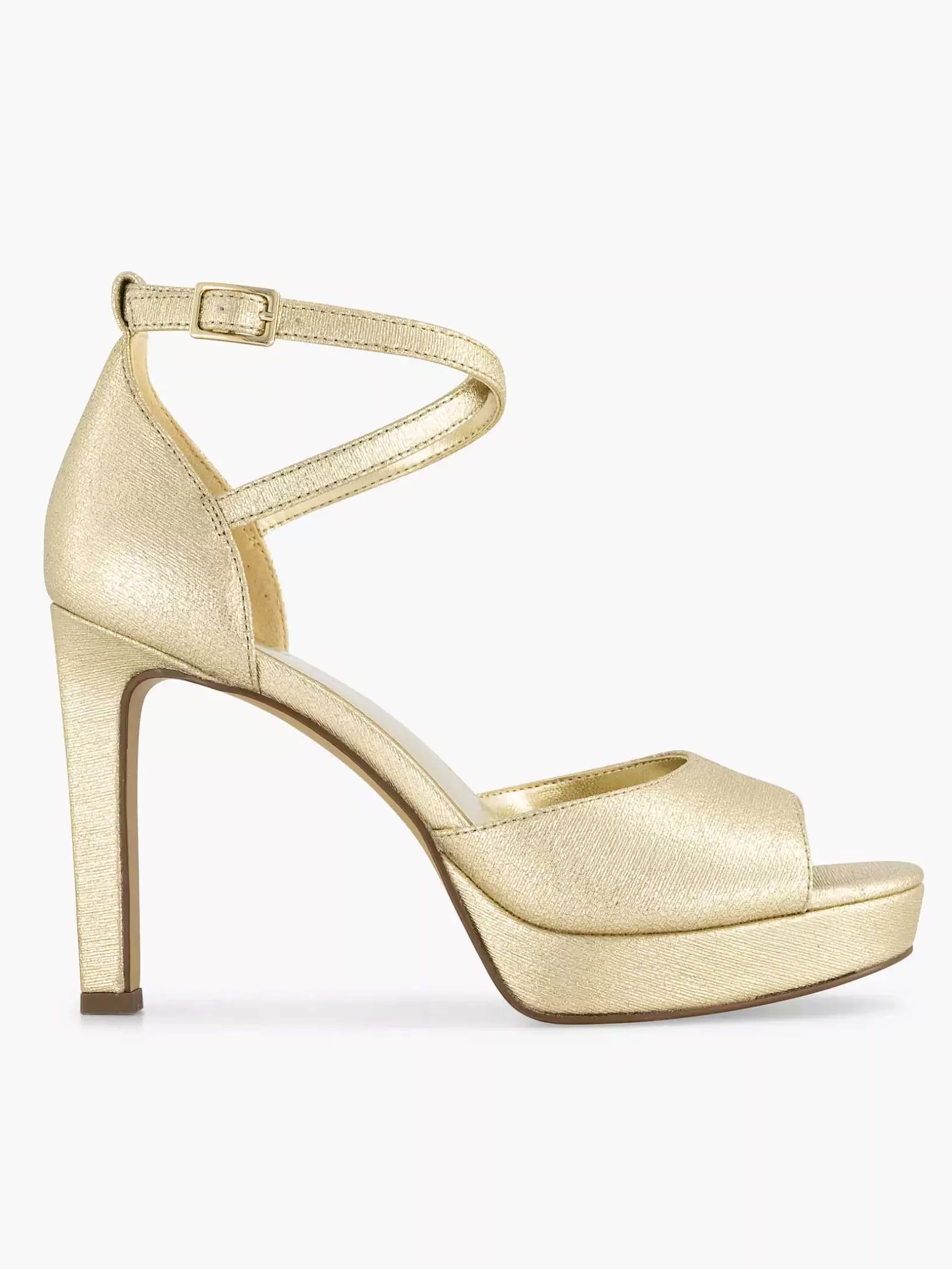 Pumps | Graceland Goldene Sandalette