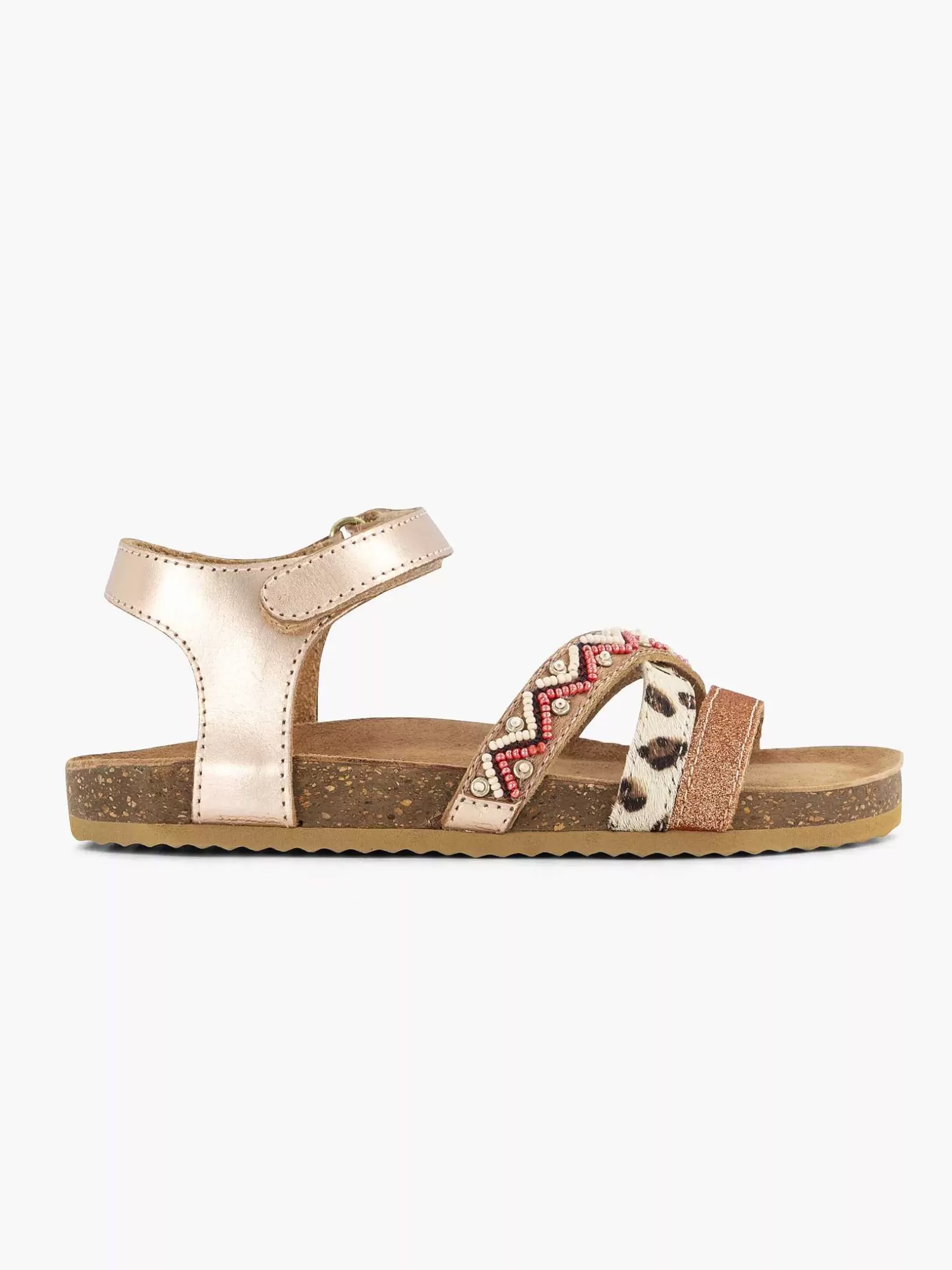 Jungenschuhe | Limelight girl Goldfarbene Leder-Sandalen