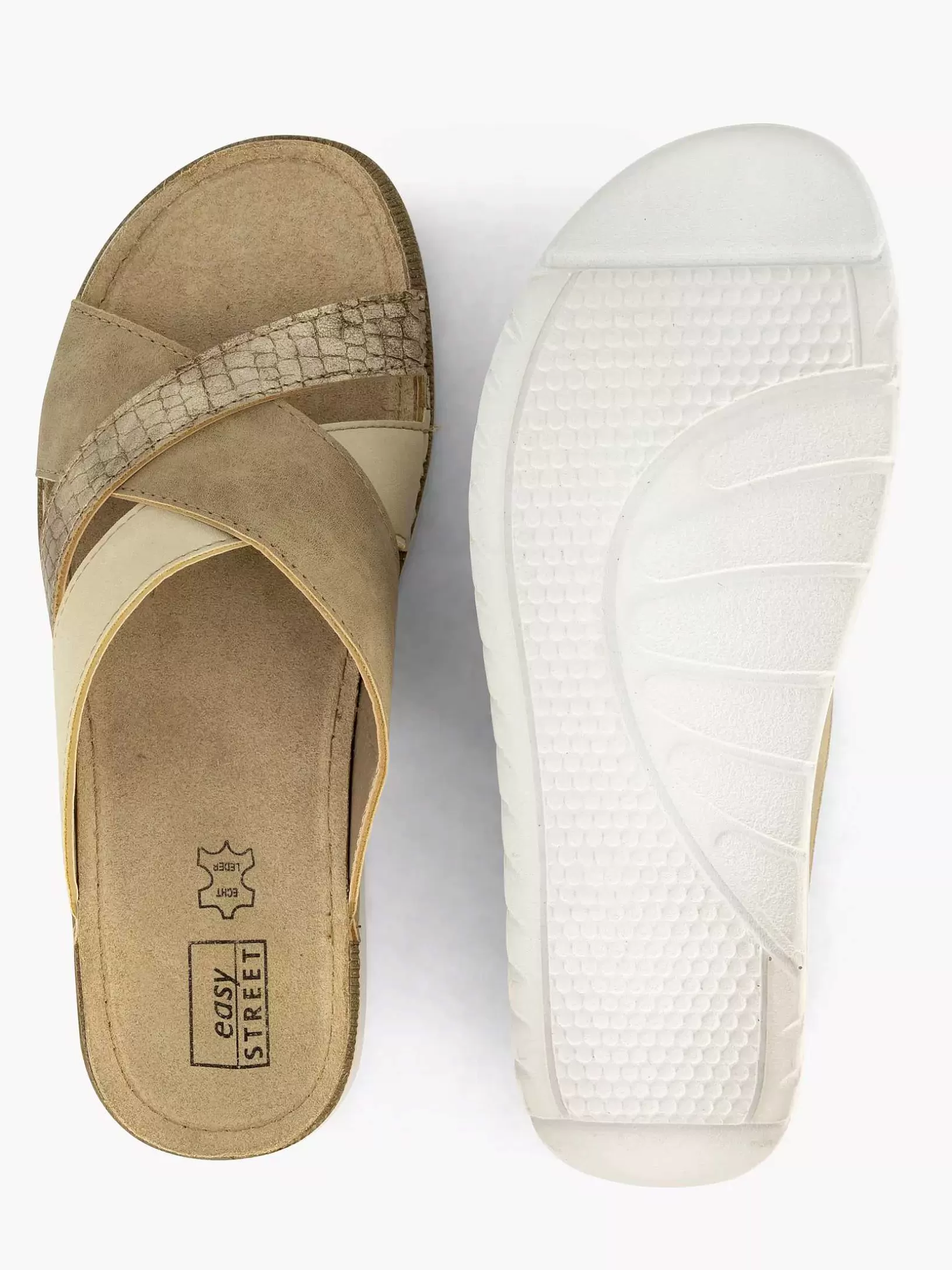 Komfortschuhe | Easy Street Hellbrauner Komfort-Slipper