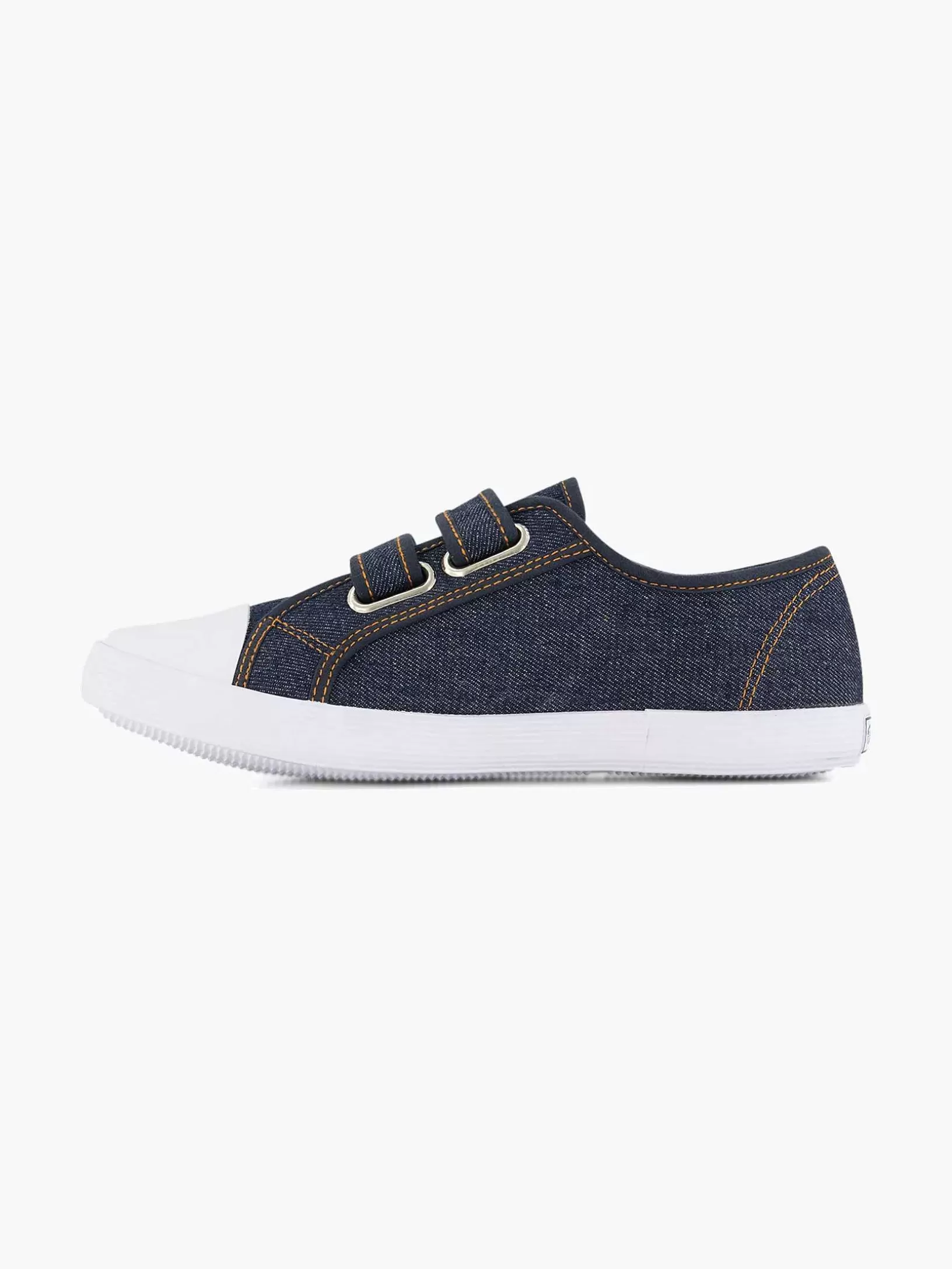 Baby Schuhe | Vty Jeansblauer Turnschuh Mit Klettverschluss