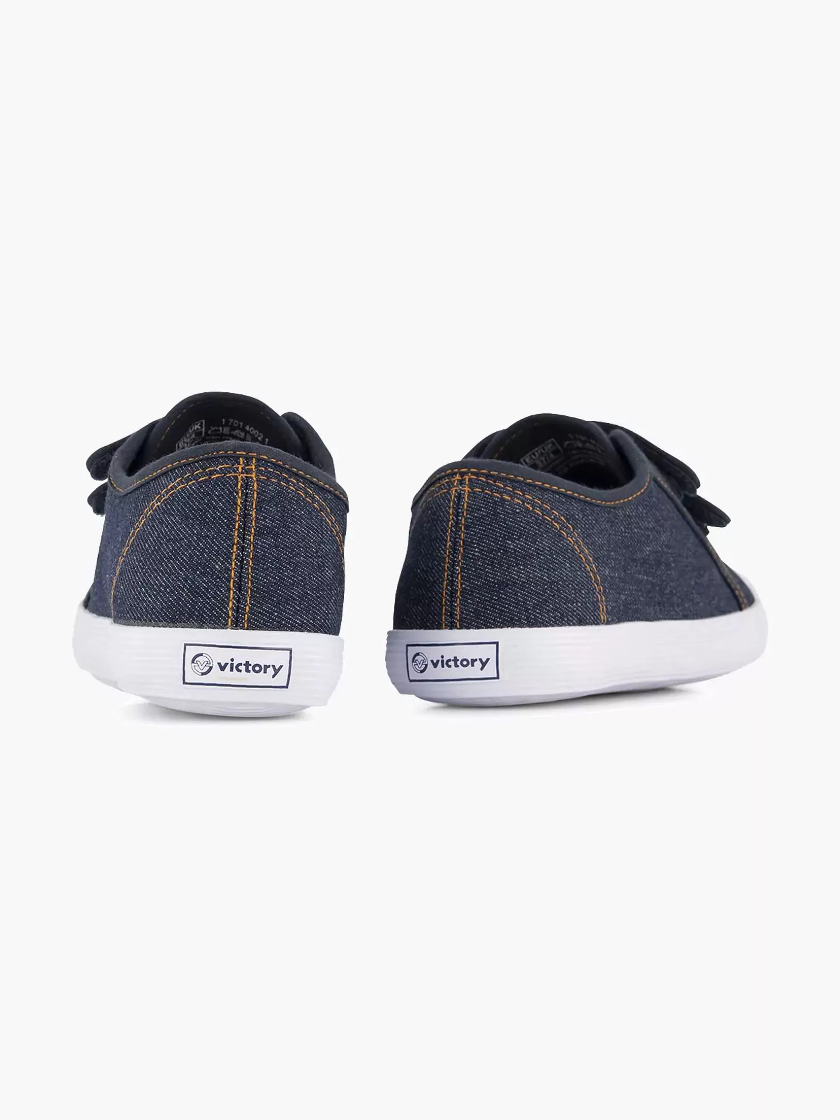 Baby Schuhe | Vty Jeansblauer Turnschuh Mit Klettverschluss