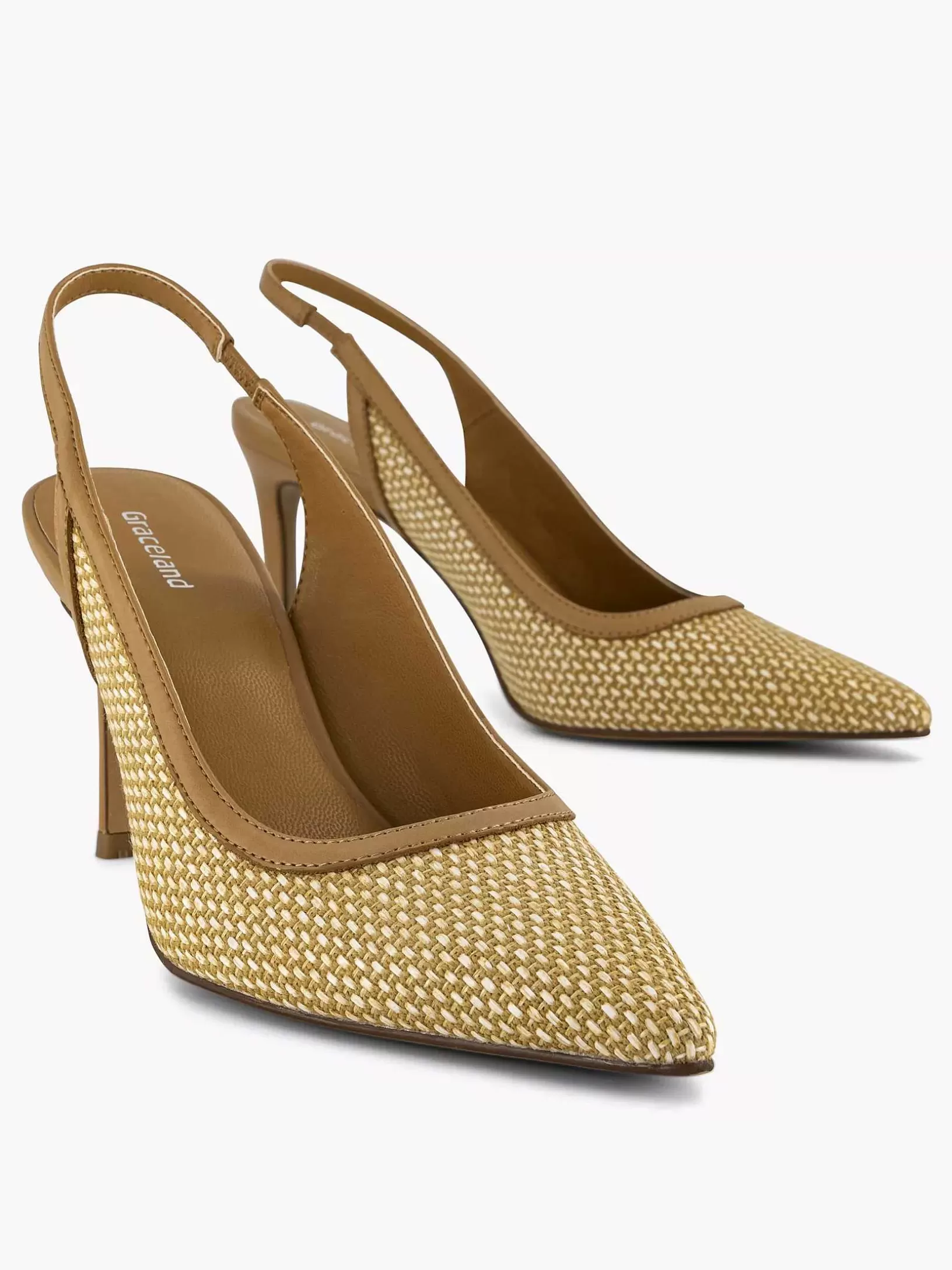 Pumps | Graceland Kamelfarbener Slingback