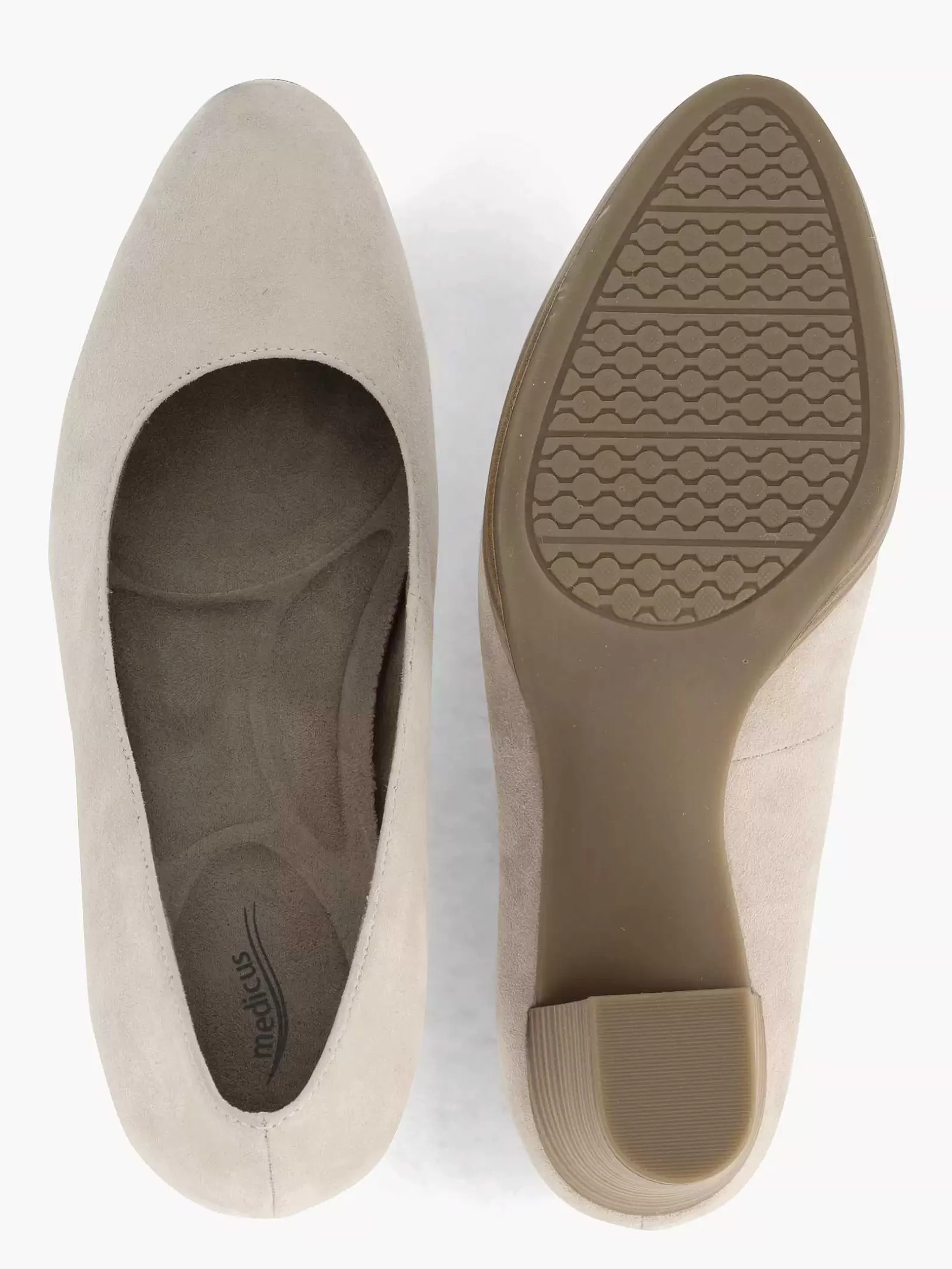 Komfortschuhe | Medicus Komfort-Pumps In Taupe-Beige