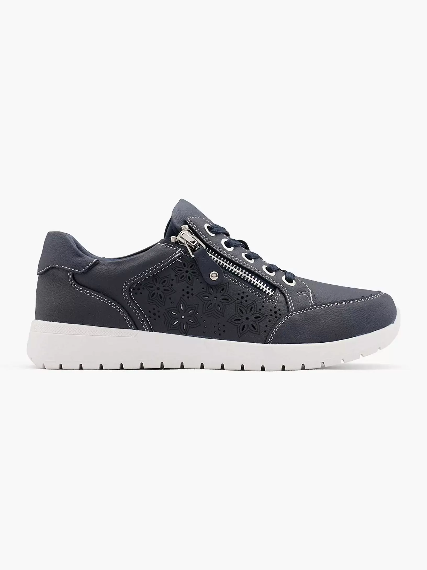 Komfortschuhe | Easy Street Marineblauer Comfort-Sneaker