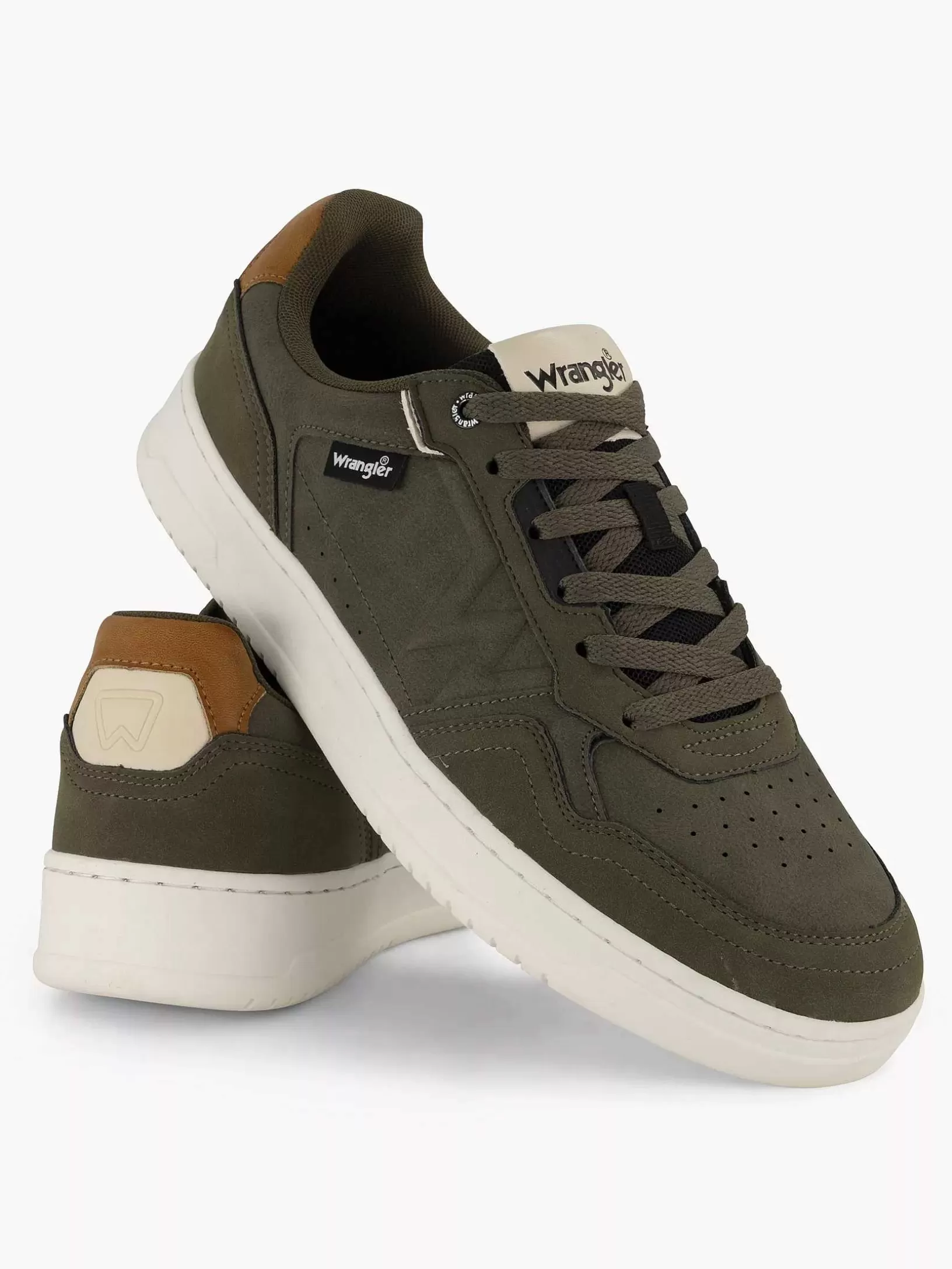 Turnschuhe | Wrangler Olivgruner Sneaker