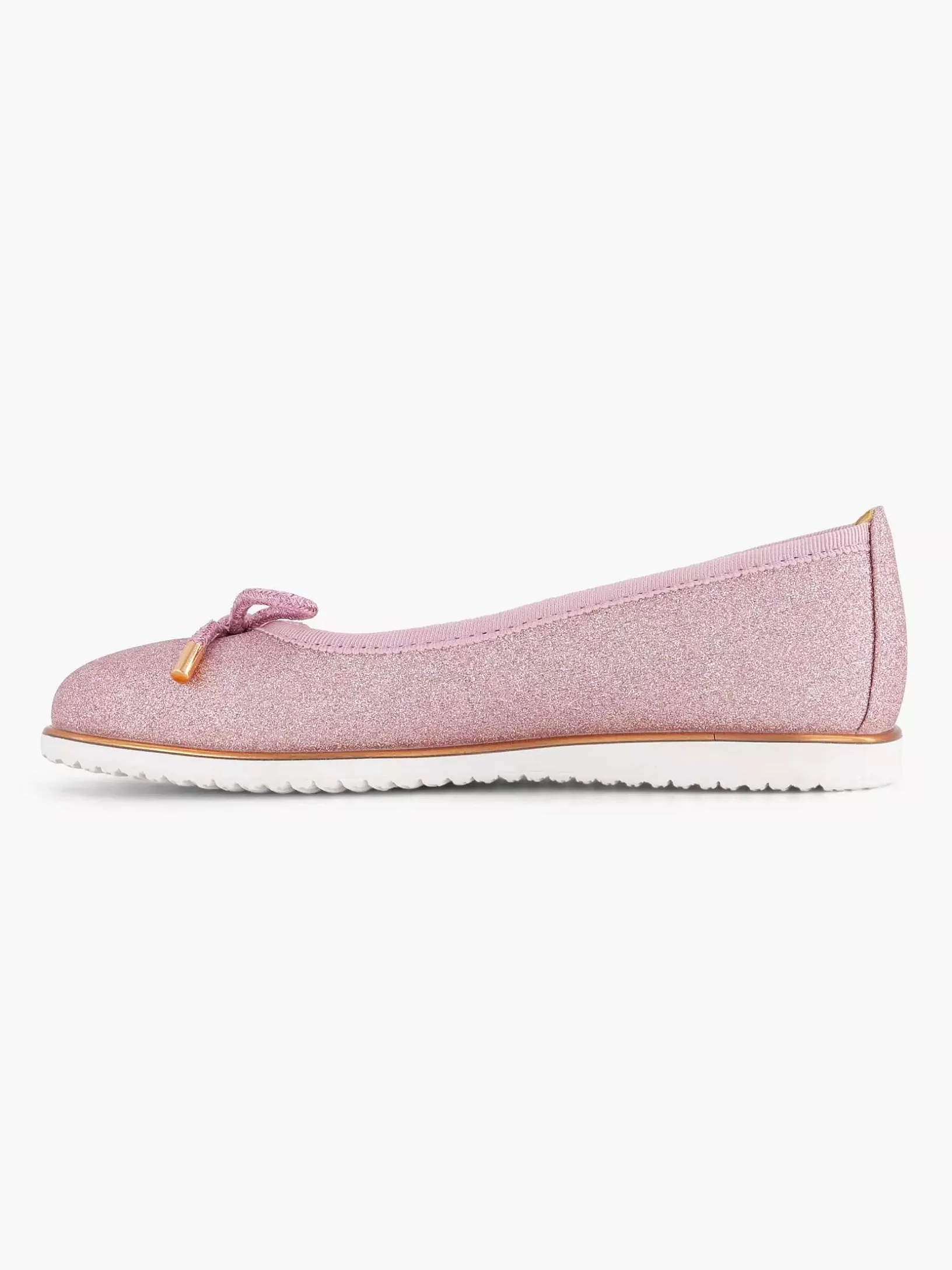 Jungenschuhe | Graceland Rosa Ballerina-Dekorationsschleife