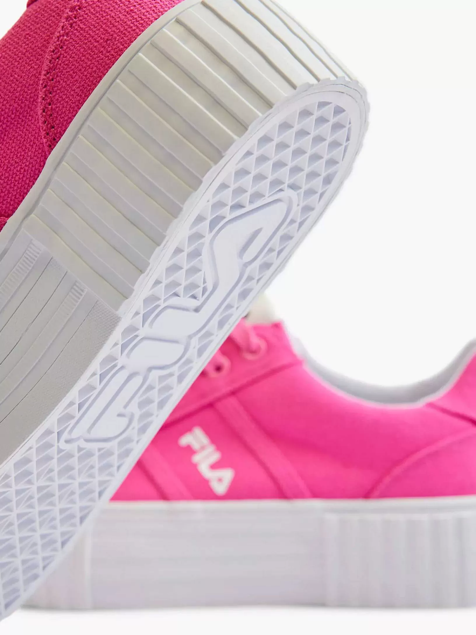 Turnschuhe | FILA Rosa Plateau-Canvas-Sneaker