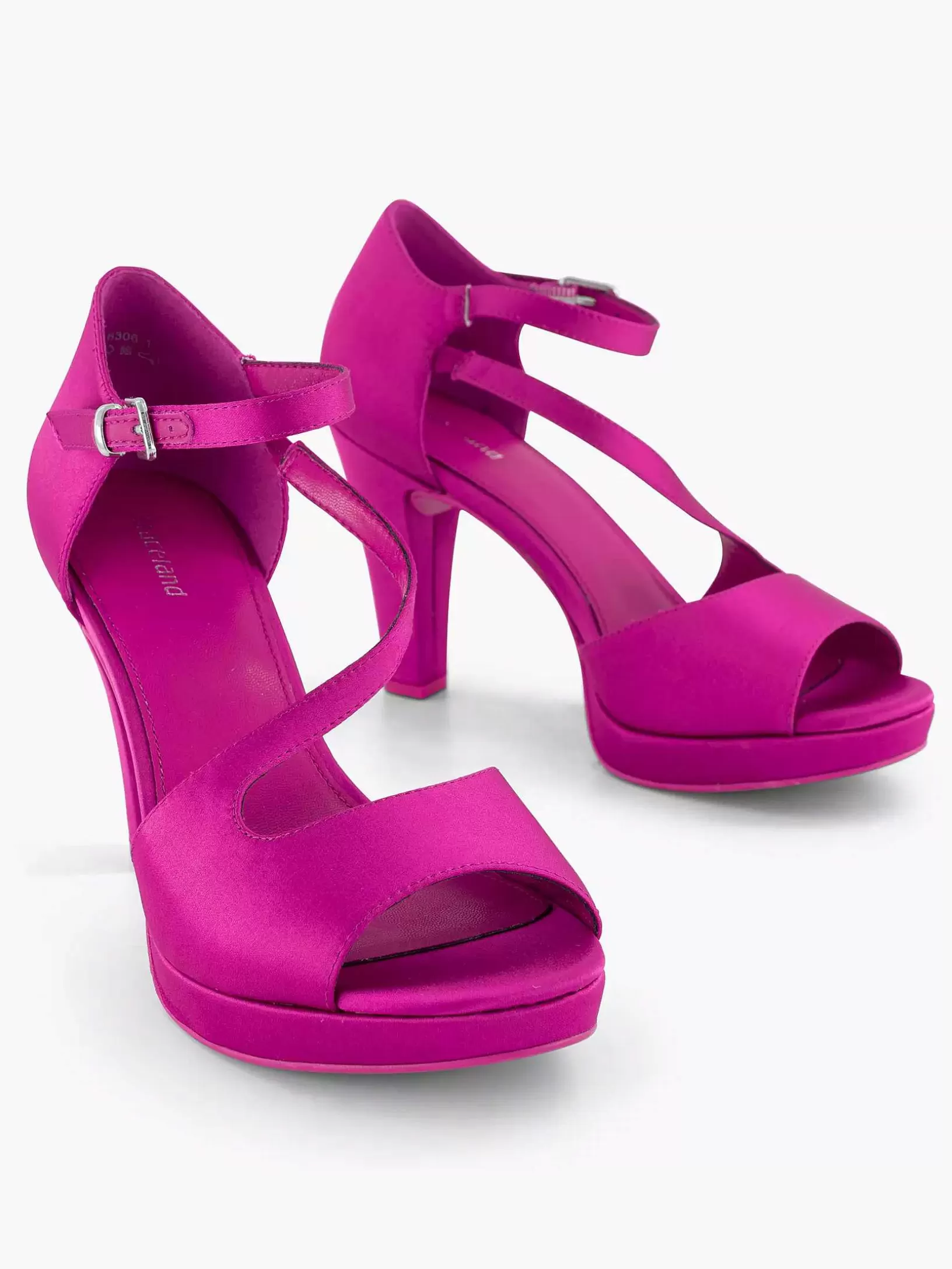 Pumps | Graceland Rosa Pumps Aus Satin