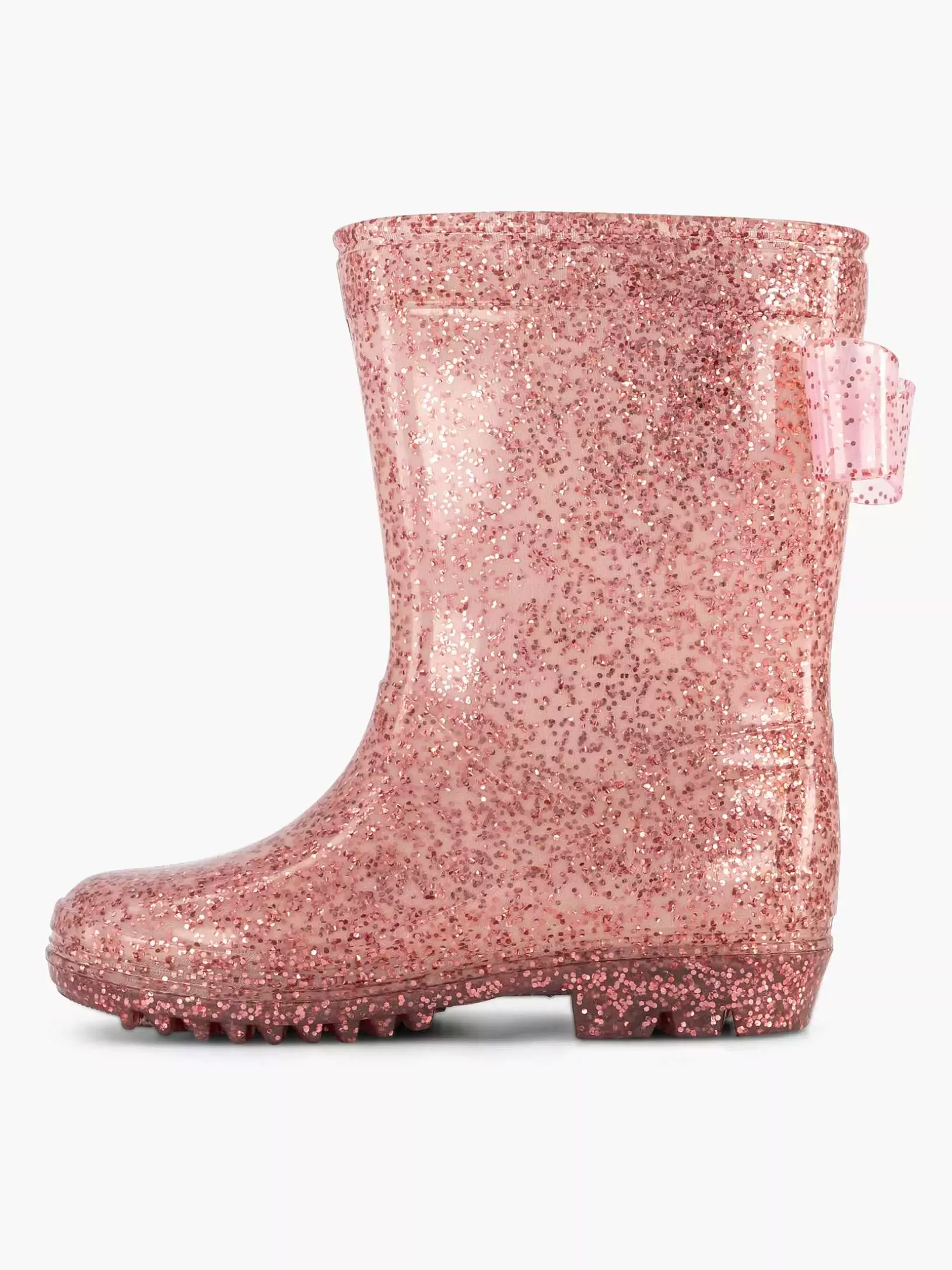 Jungenschuhe | Landrover Rosa Regenstiefel-Glitzerschleife