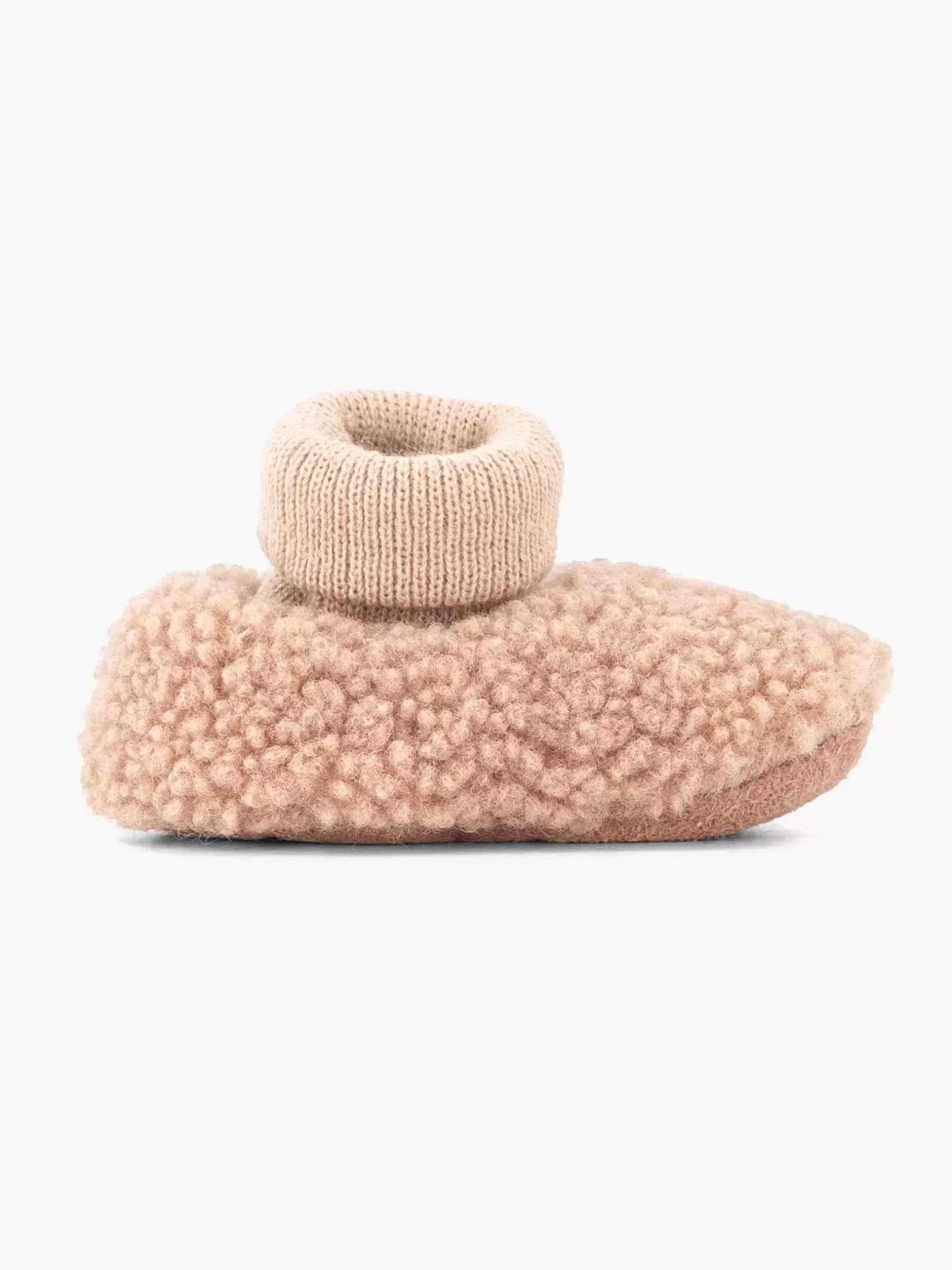 Jungenschuhe | vanHaren Rosa Slipper-Teddy