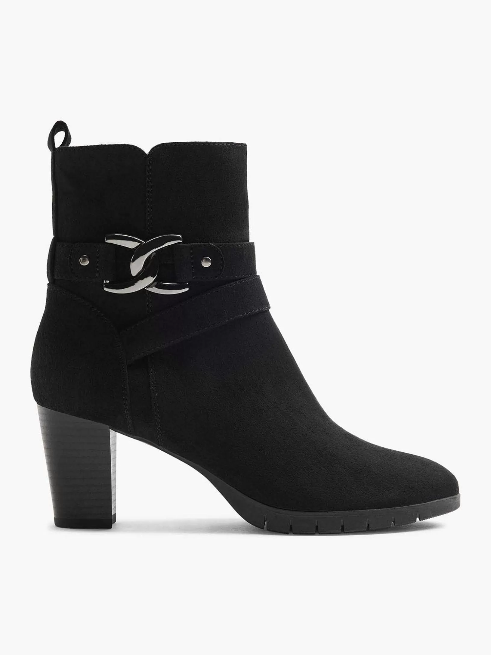 Stiefeletten & Stiefel | Graceland Schwarze Ankle-Boot-Dekorationskette