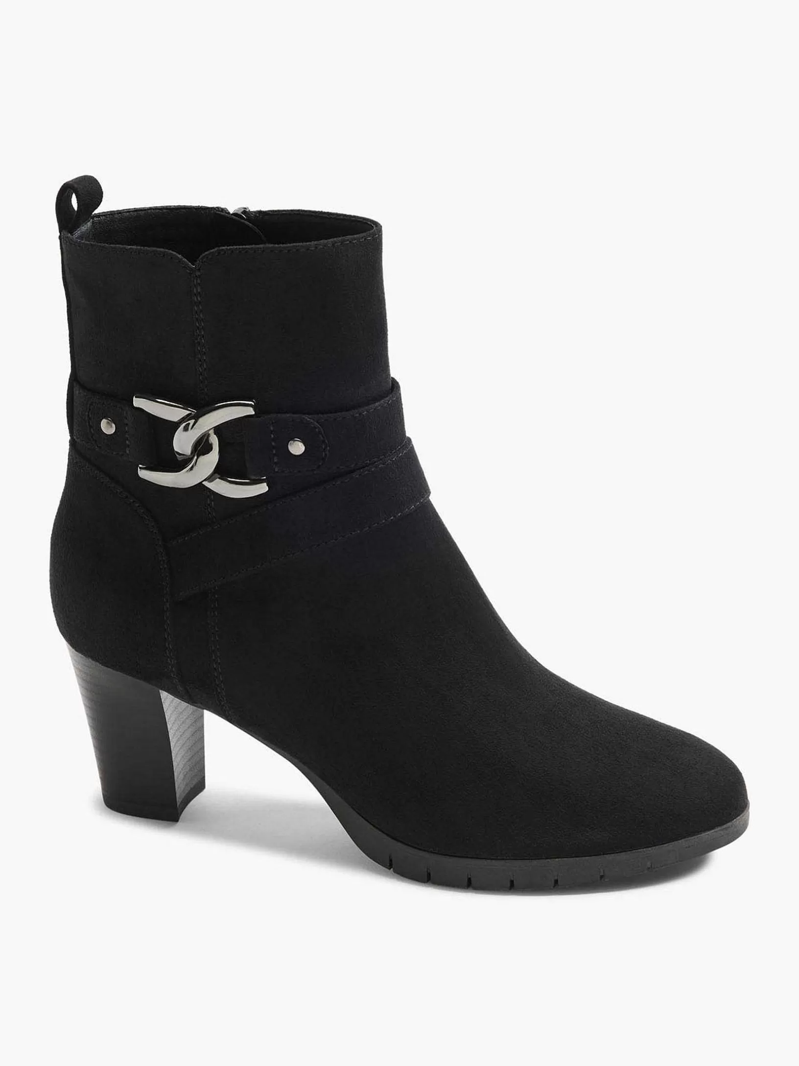 Stiefeletten & Stiefel | Graceland Schwarze Ankle-Boot-Dekorationskette