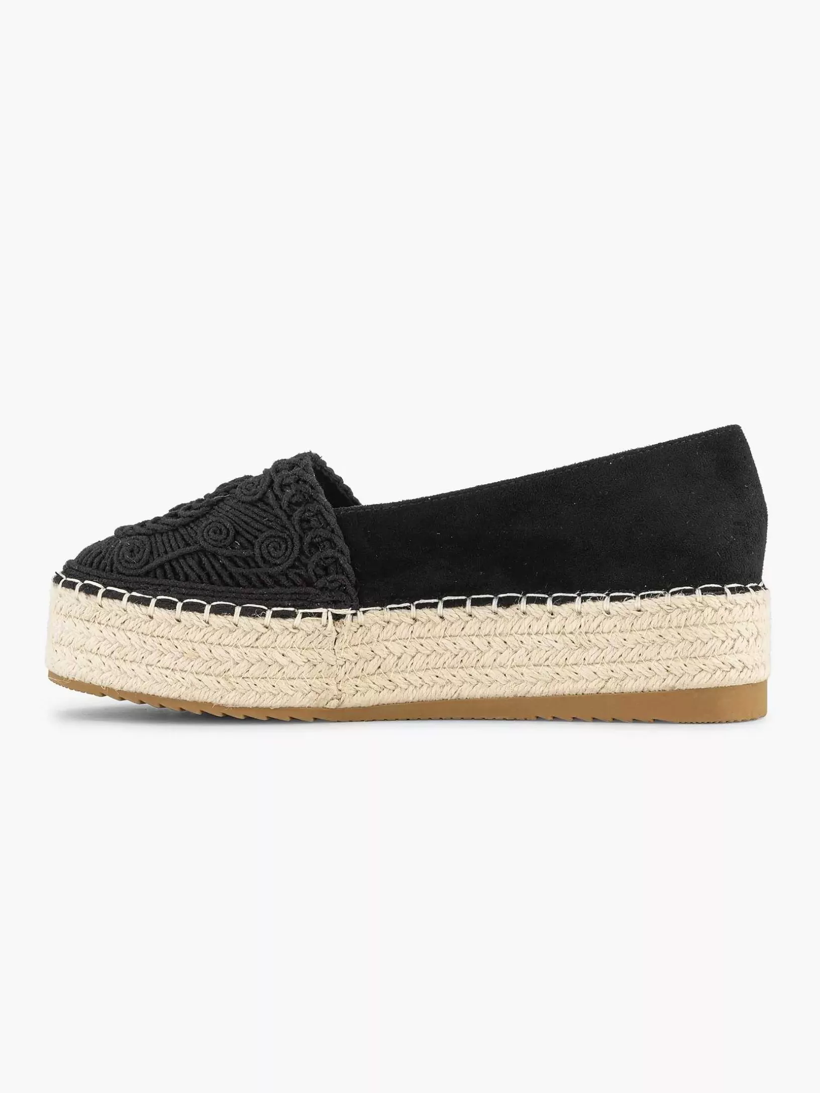 Slipper | Graceland Schwarze Espadrille