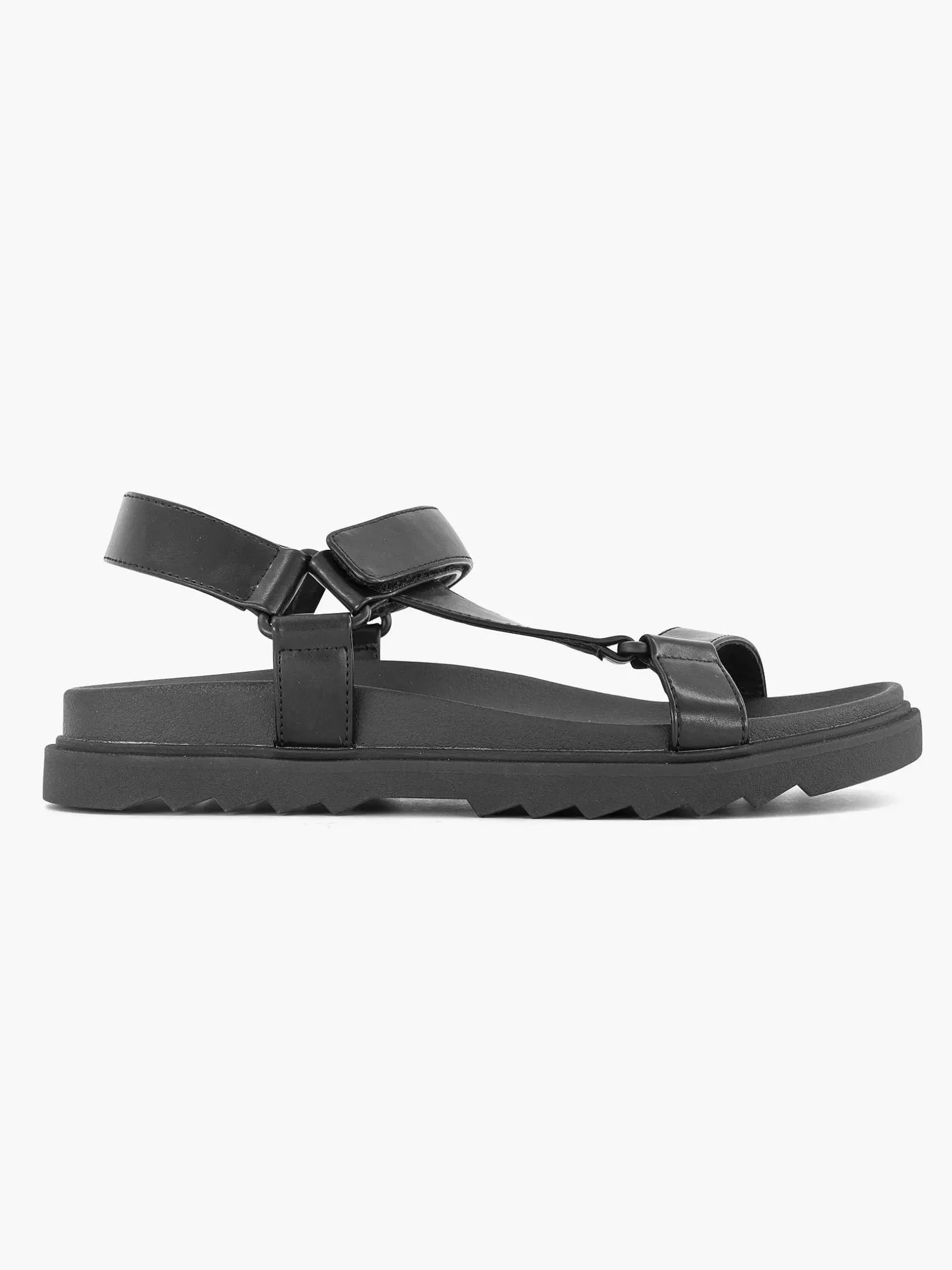 Sandalen | Oxmox Schwarze Klobige Sandale