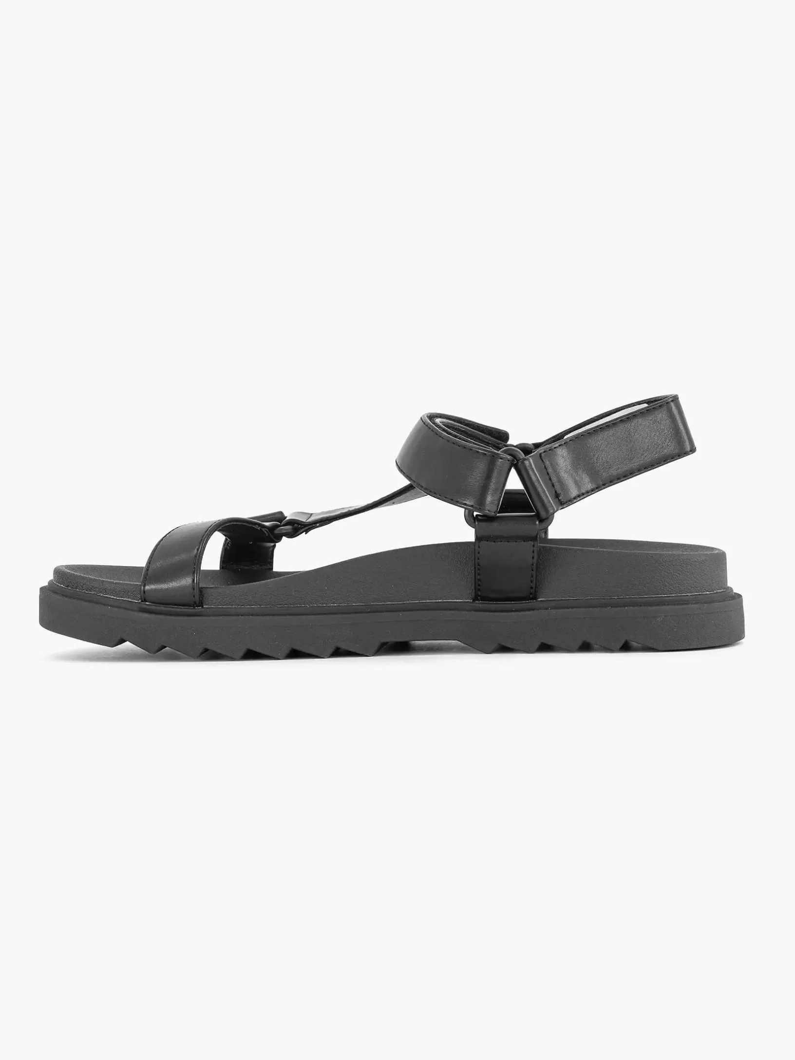 Sandalen | Oxmox Schwarze Klobige Sandale