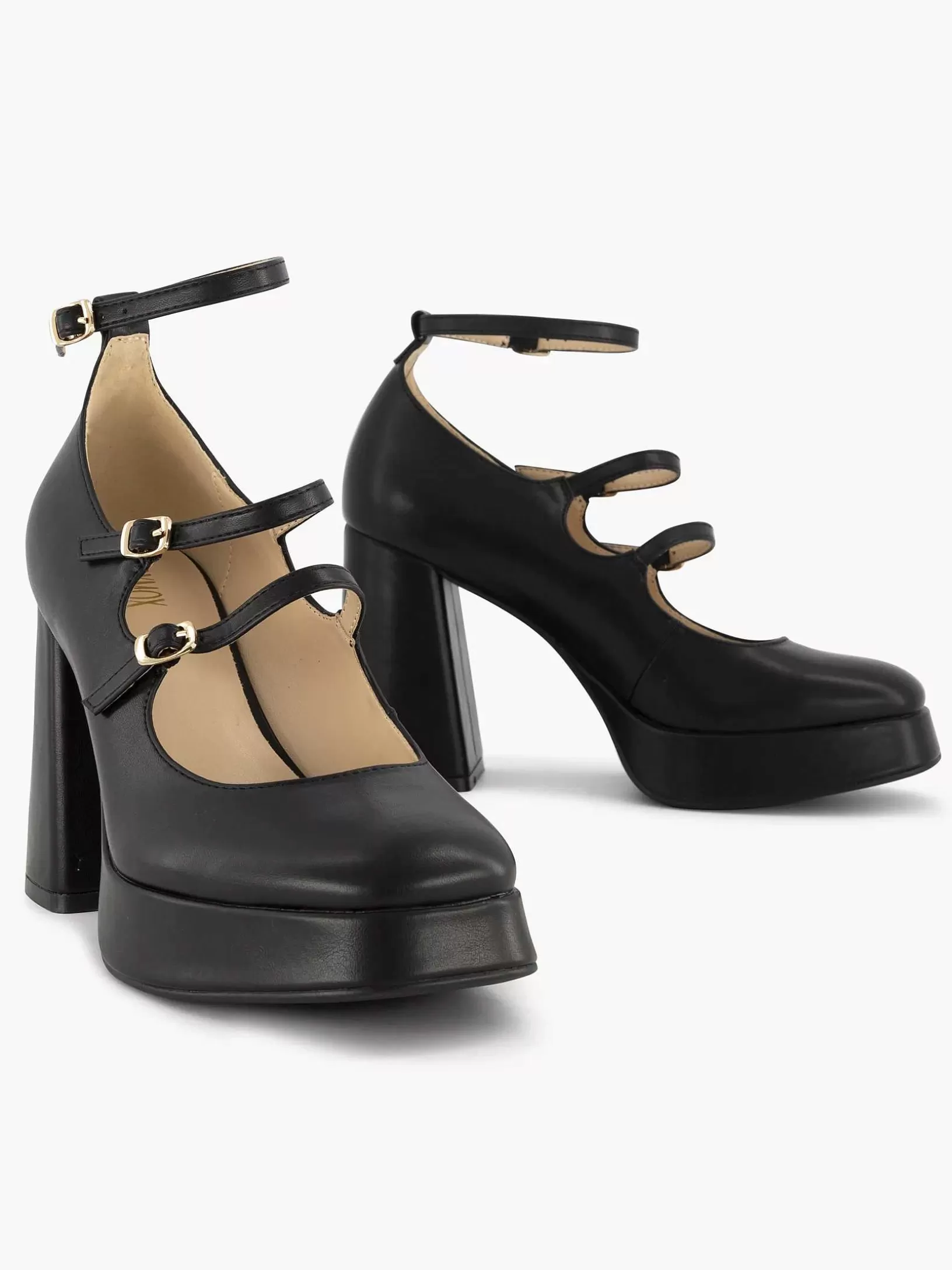 Pumps | Graceland Schwarze Plateaupumpe