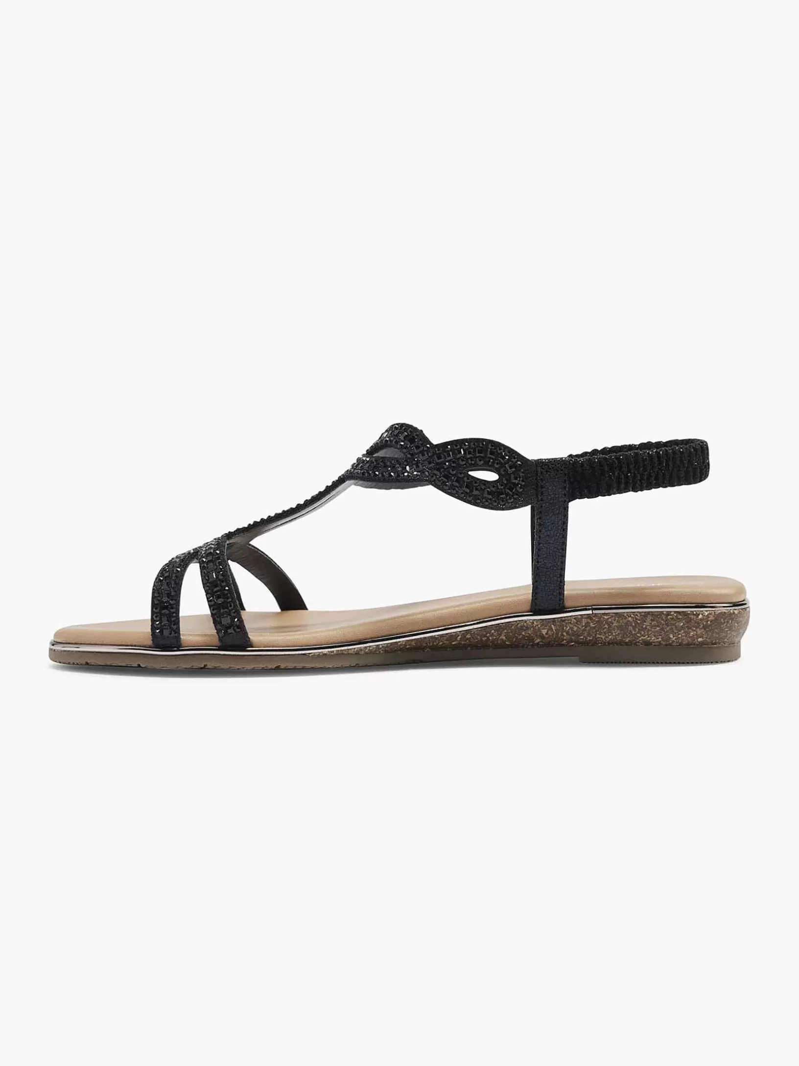 Sandalen | Graceland Schwarze Sandale