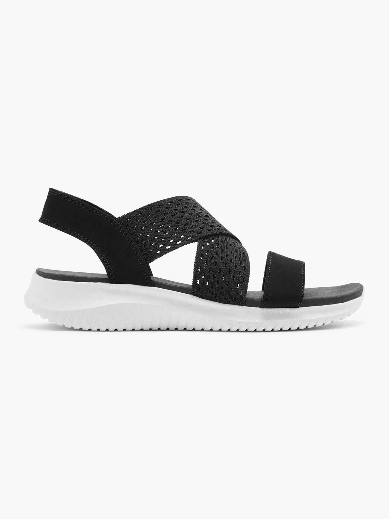 Sandalen | Skechers Schwarze Sandalen Neon Star