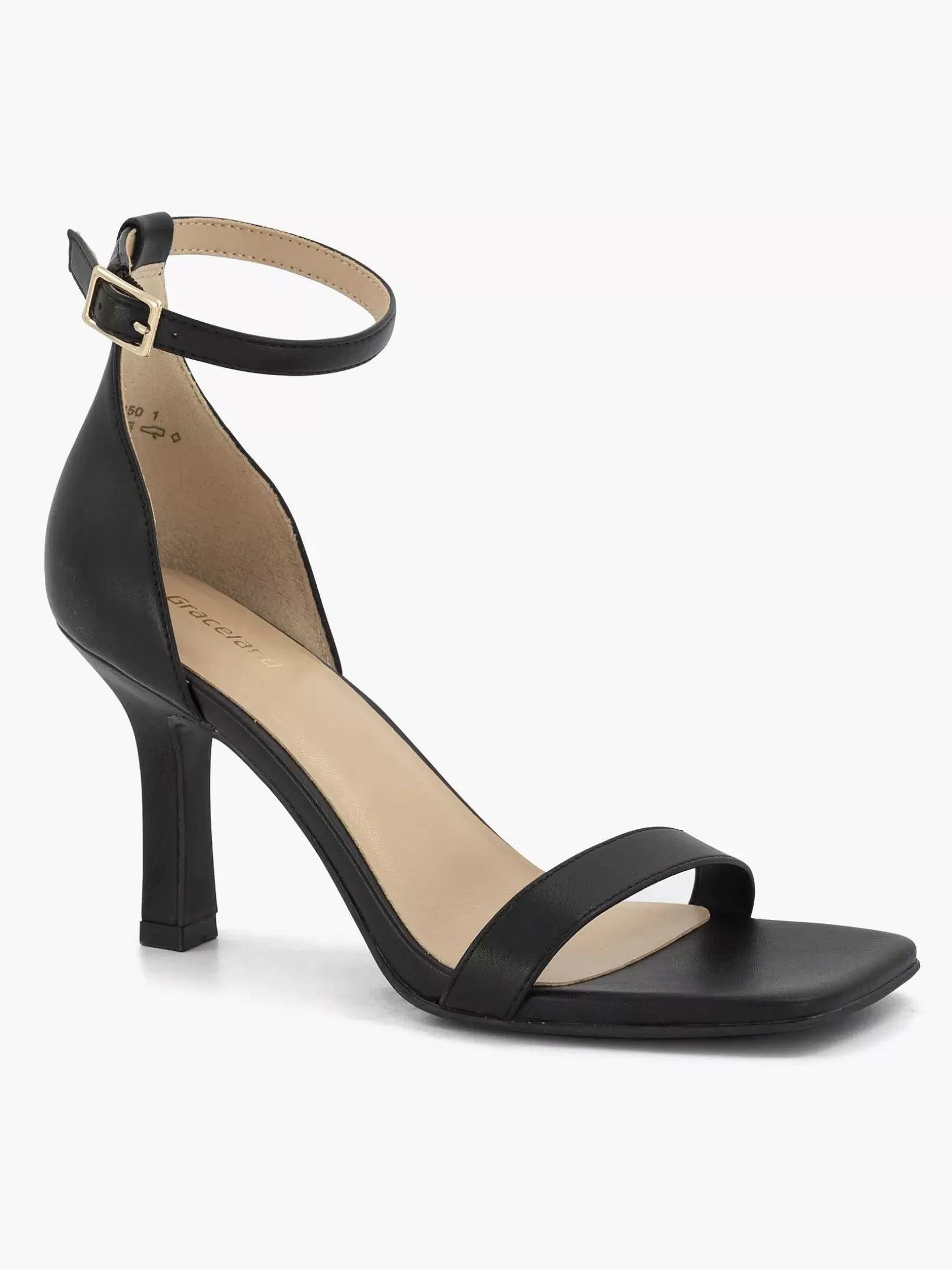 Pumps | Graceland Schwarze Sandalette