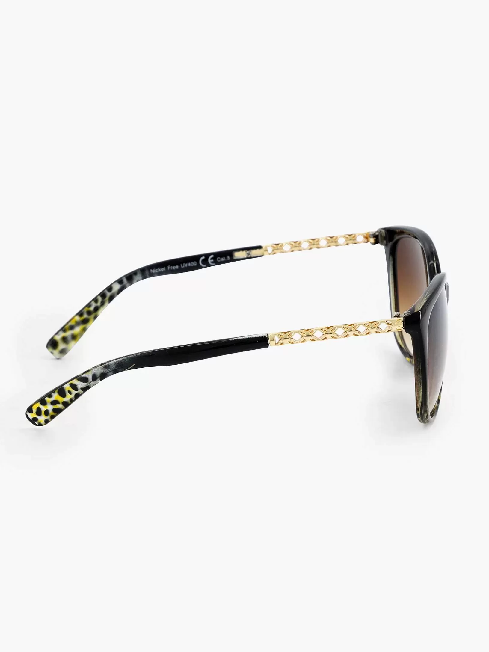 Exklusives Online-Zubehör | Graceland Schwarze Sonnenbrille Mit Leopardenmuster