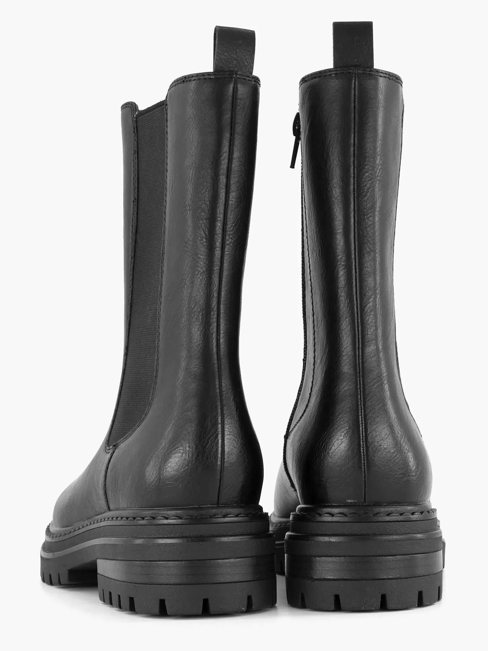 Stiefeletten & Stiefel | Oxmox Schwarzer Chelsea-Stiefel