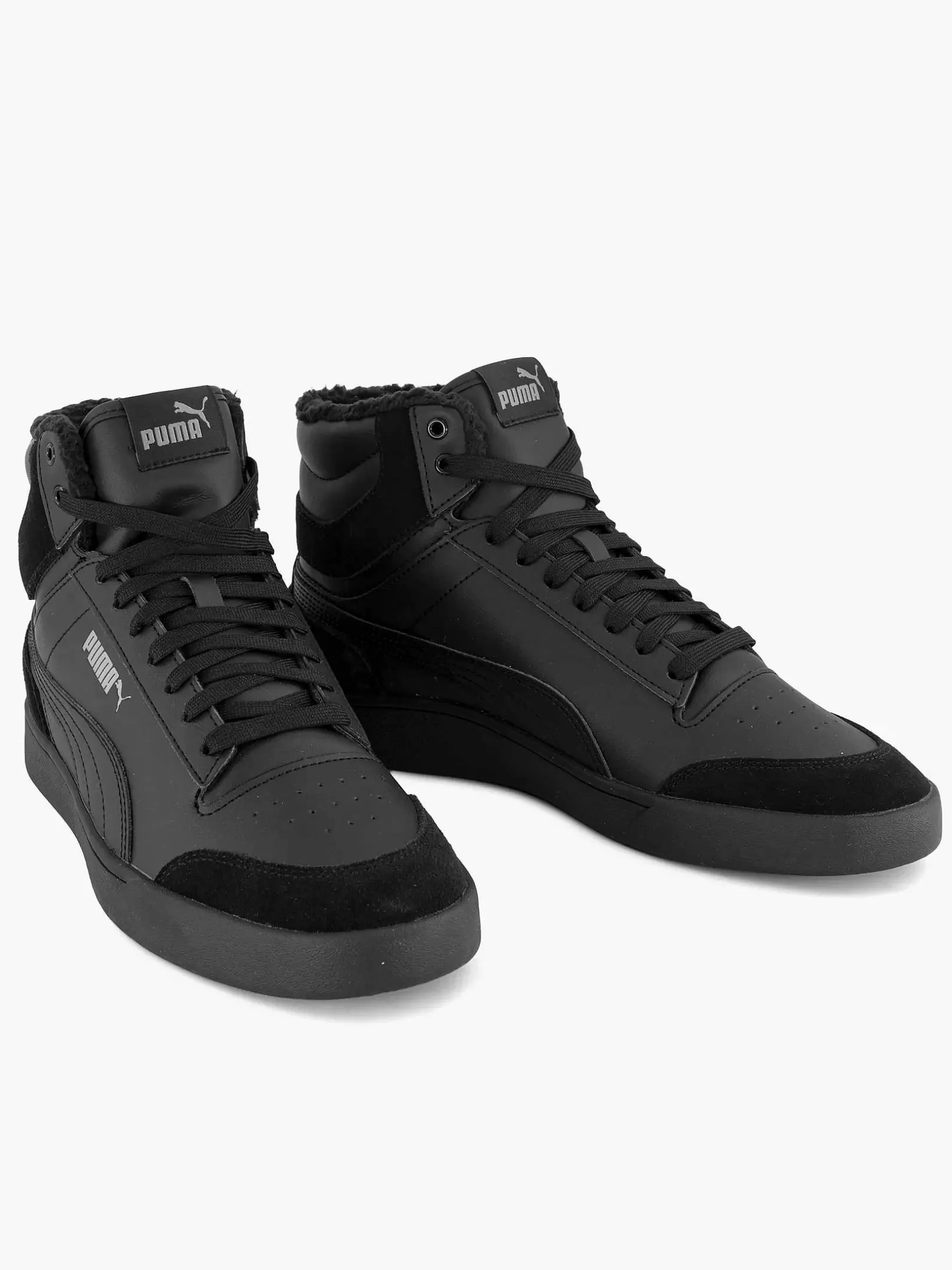 Turnschuhe | Puma Schwarzer Shuffle Mid Fur