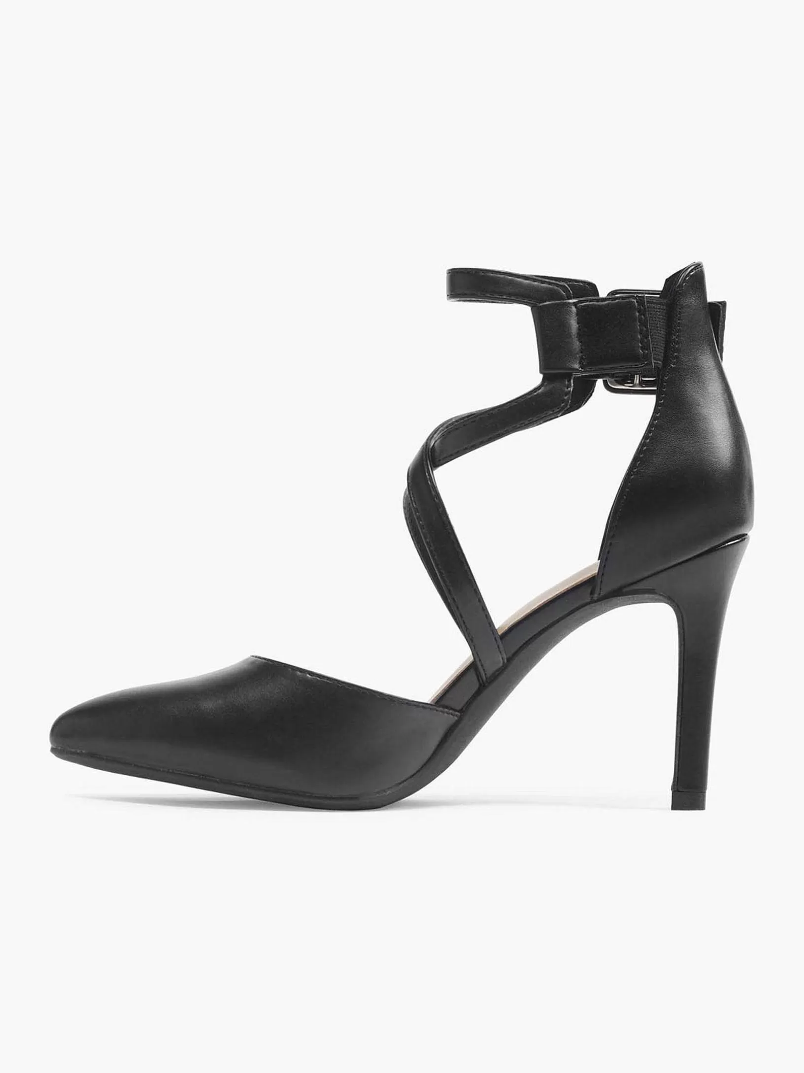 High Heels | Graceland Schwarzer Pumpschnallenverschluss